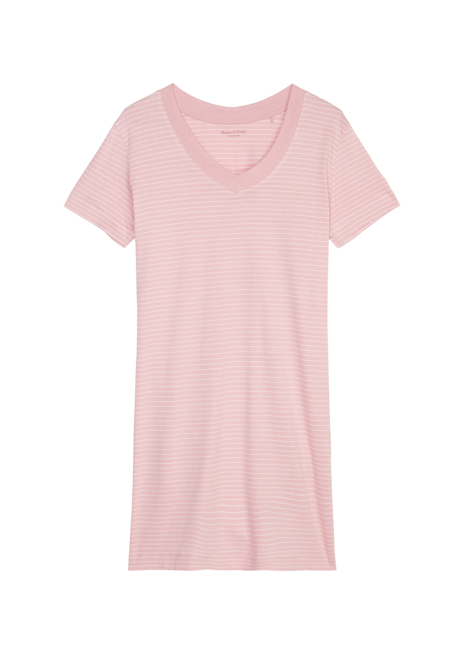 Marc O'Polo Jerseykleid, V-Ausschnitt, Kurzarm
