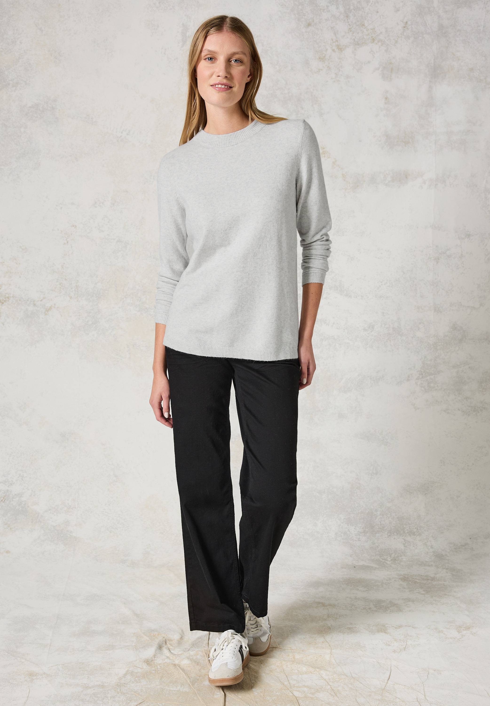 Cecil Strickpullover, aus softem Materialmix