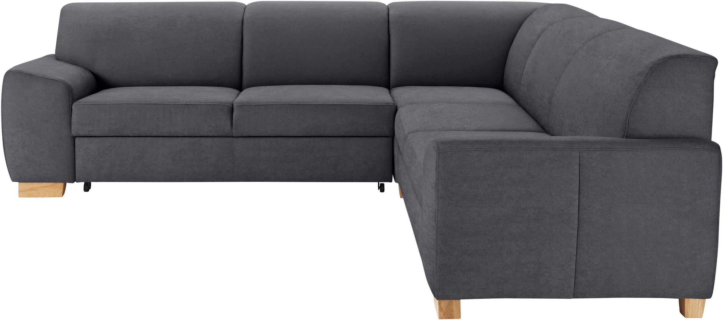 DOMO collection Ecksofa »Incanto kubische Formensprache, komfortabel, flache Armlehnen, L-Form«, wahlweise mit Bettfunktion