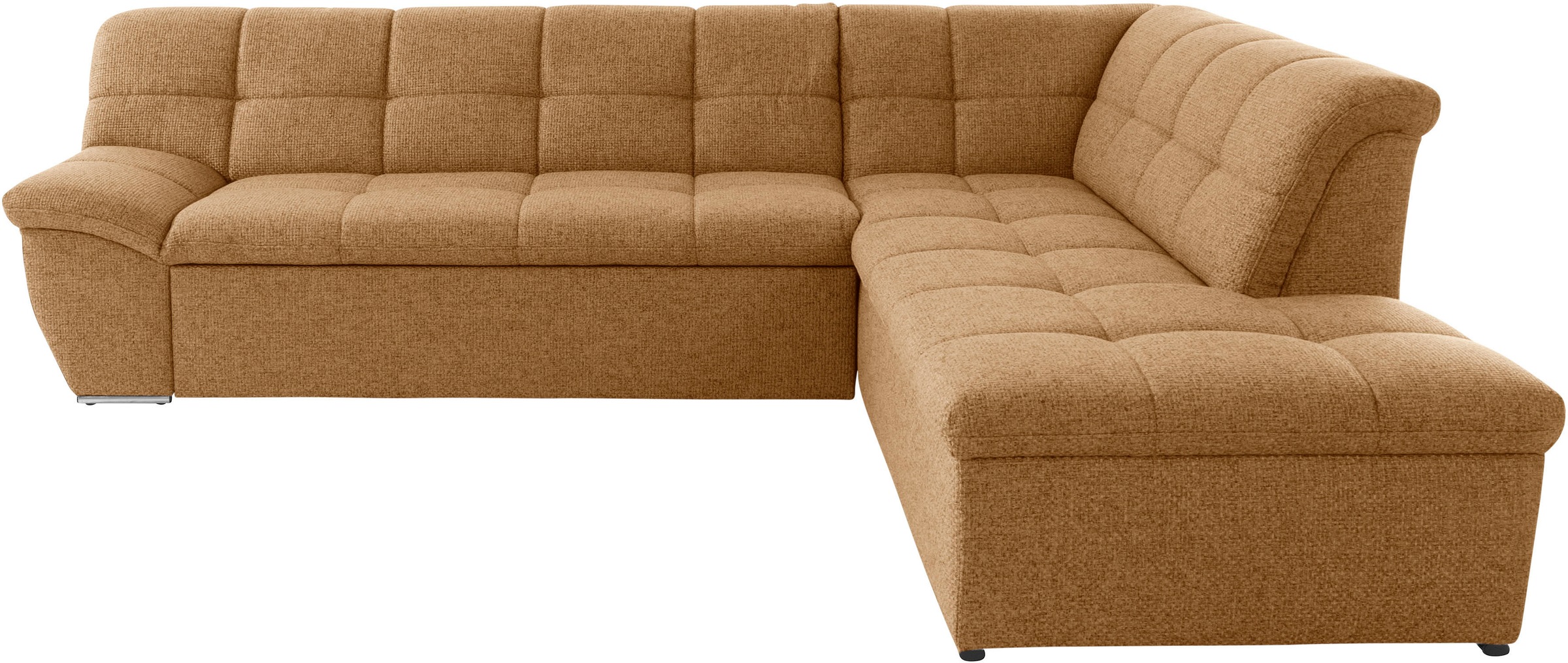 DOMO collection Ecksofa »Lagoa L-Form«, wahlweise mit Bettfunktion, frei im Raum stellbar, große Farbvielfalt