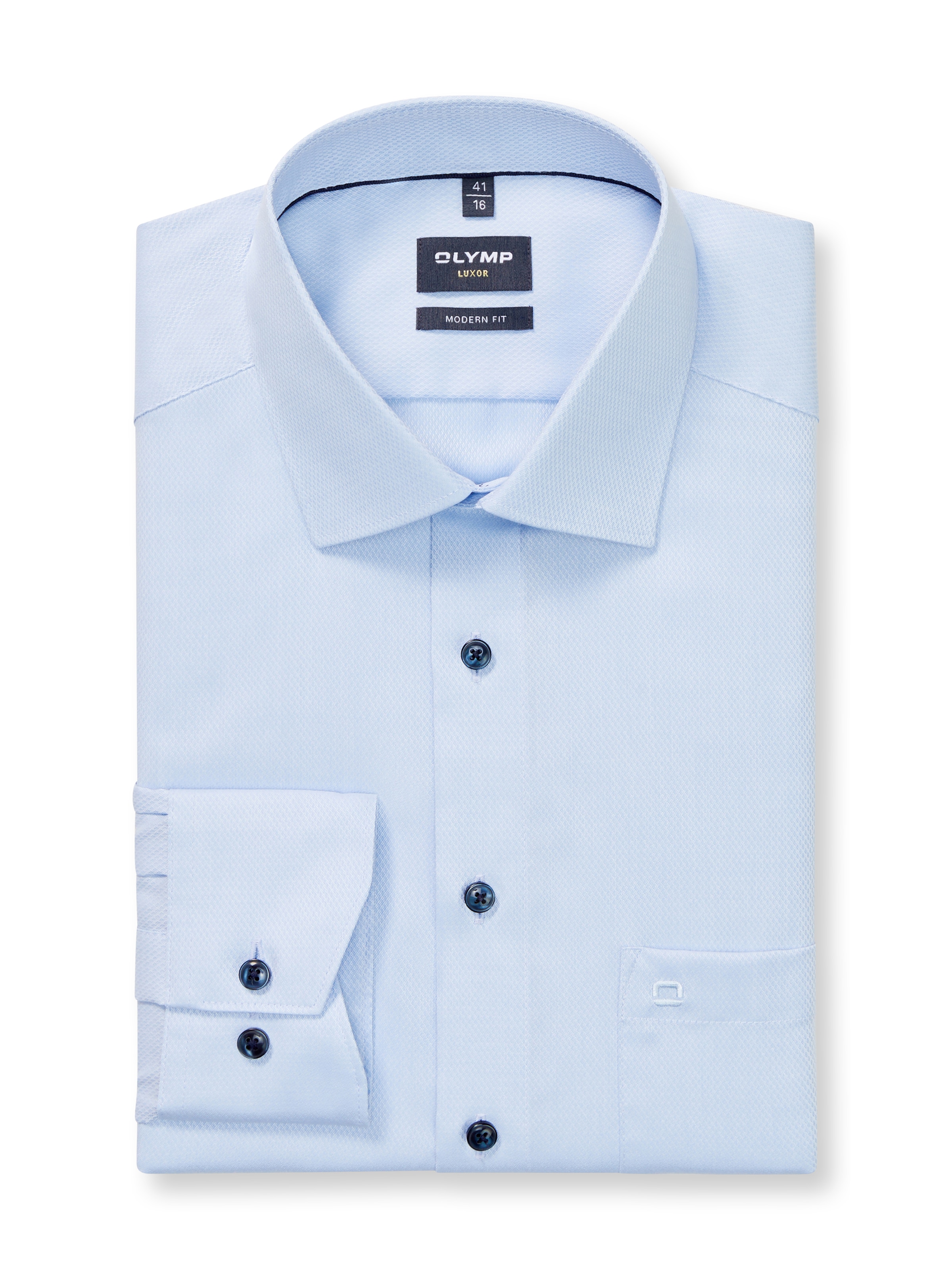 OLYMP Businesshemd "Luxor modern fit" feine Struktur, Modern Fit, New Kentk günstig online kaufen
