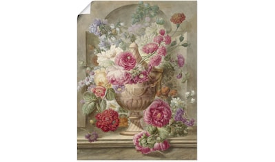 Wandbild »Vase mit Blumen.«, Arrangements, (1 St.)