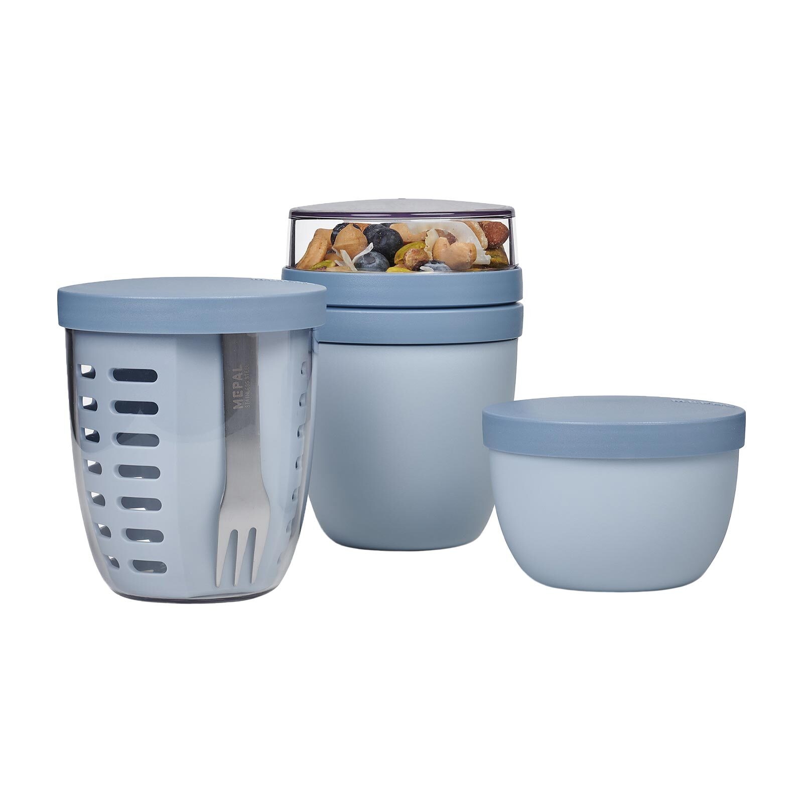Mepal Lunchbox "Lunchpot, Fruitpot und Snackpot Ellipse 3er Set"