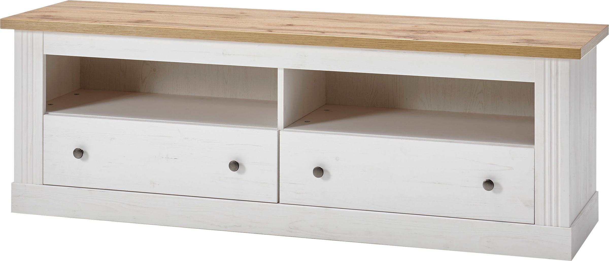 Home affaire Lowboard »Westminster TOPSELLER!«, (Breite ca. 152cm), Fernsehtisch in romantischem Landhausstil