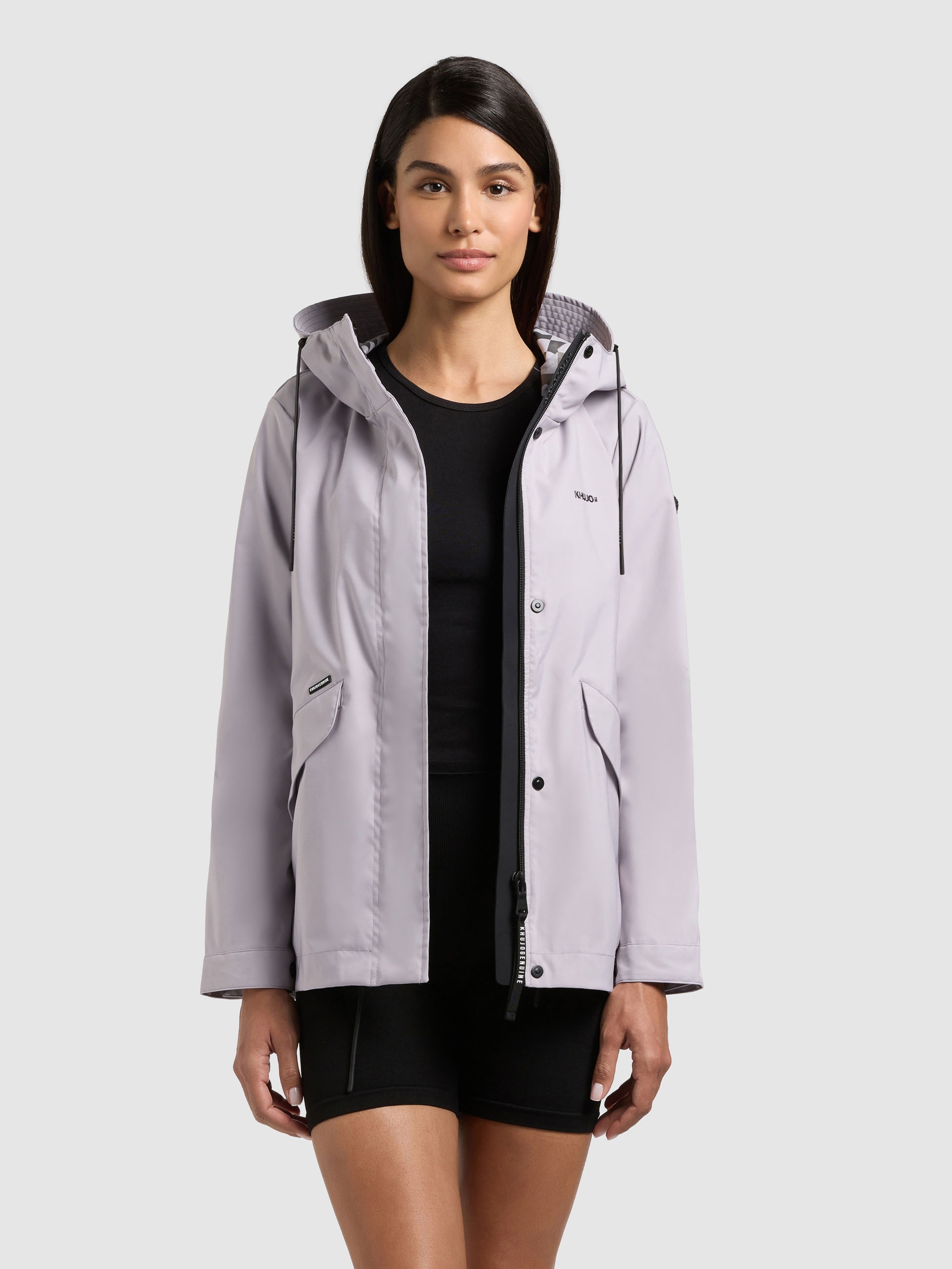 khujo Regenjacke "SANG2" mit Kapuze günstig online kaufen