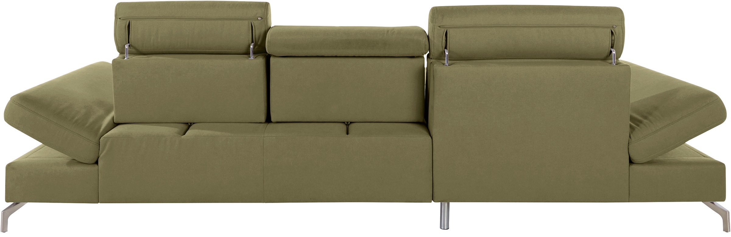 sit&more Ecksofa »Brisbane L-Form«, Fußhöhe 12 cm, inklusive Sitztiefen-, Armteil- und Kopfteilverstellung