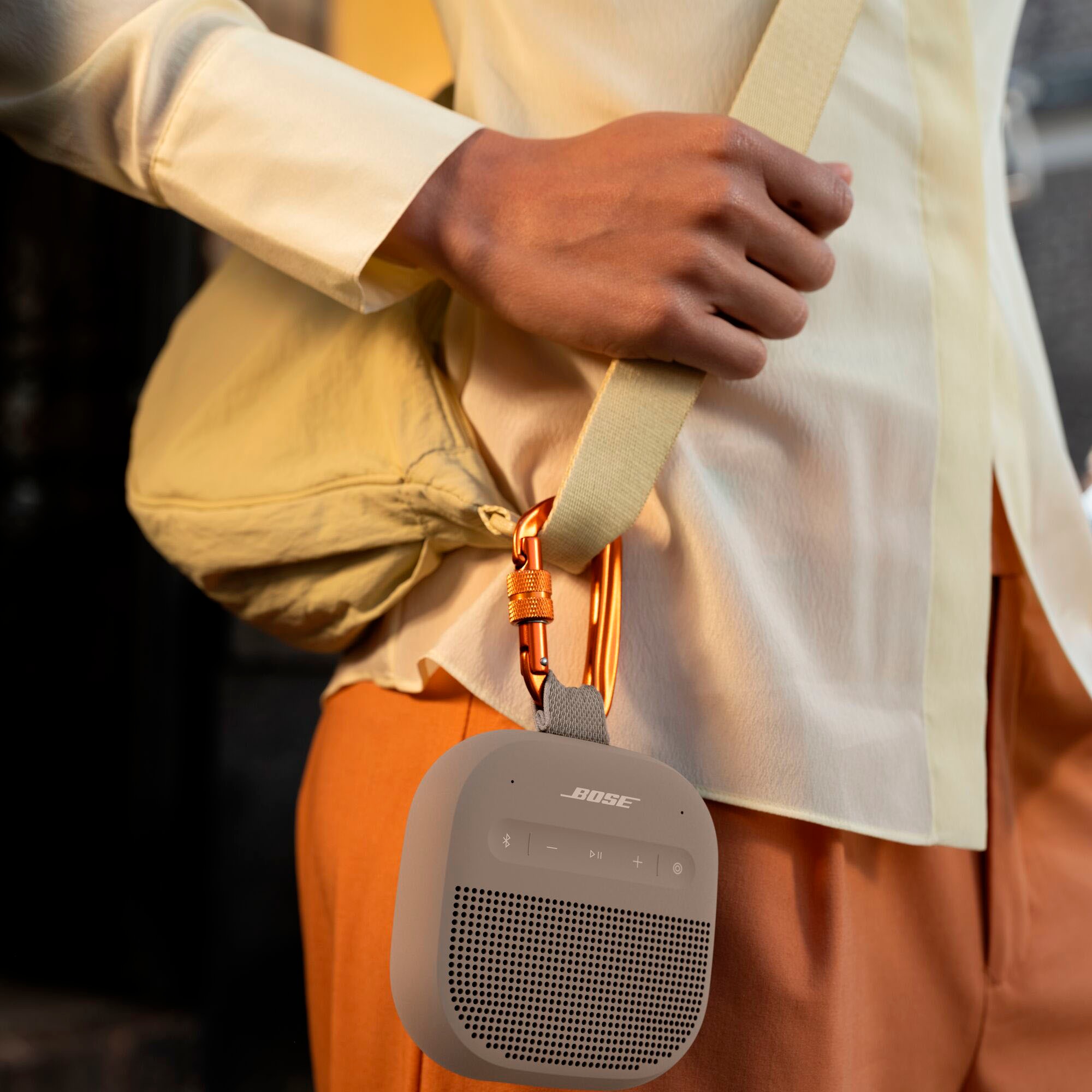 Bose Portable-Lautsprecher »SoundLink Micro (2. Gen.)« Stereo (Bluetooth App-Steuerung | Equalizer | Kabellos | Lautstärkeanpassung | PARTYCAST TECHNOLOGIE )
