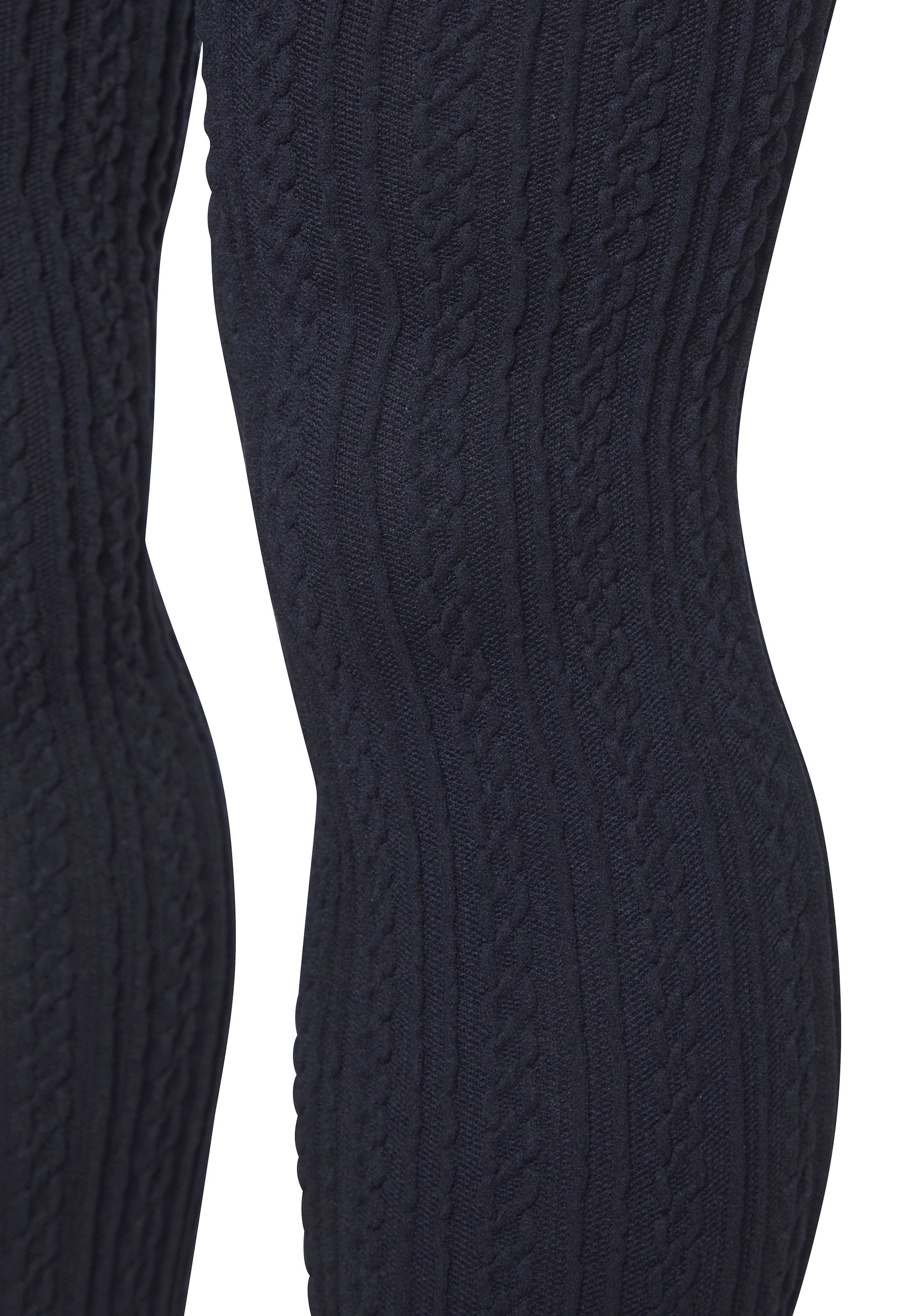 H.I.S Feinstrumpfhose Packung, 2 Stk. tlg. mit Zopfmuster