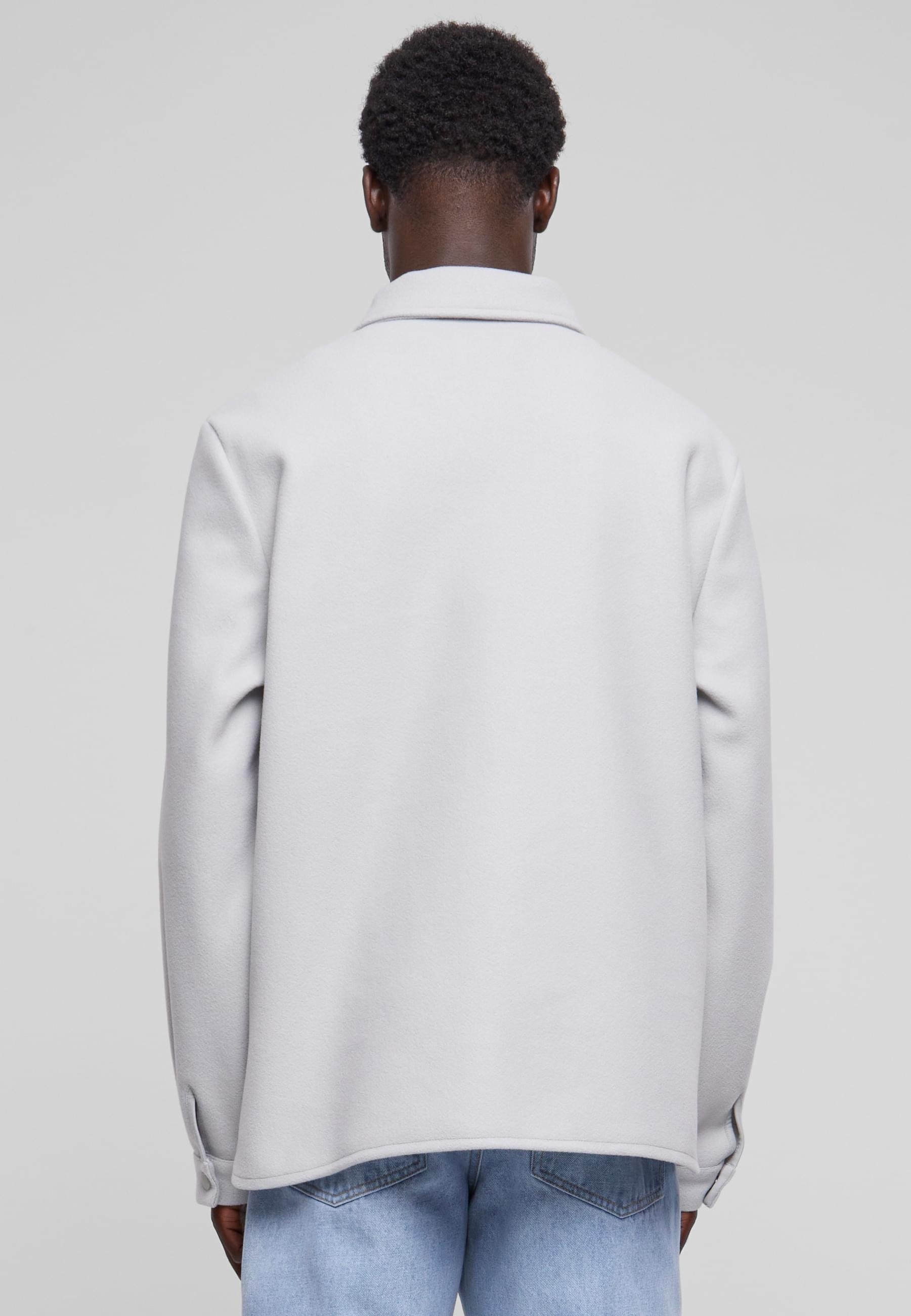 URBAN CLASSICS Langarmhemd »Urban Classics Herren Plain Overshirt« 1 Stk.