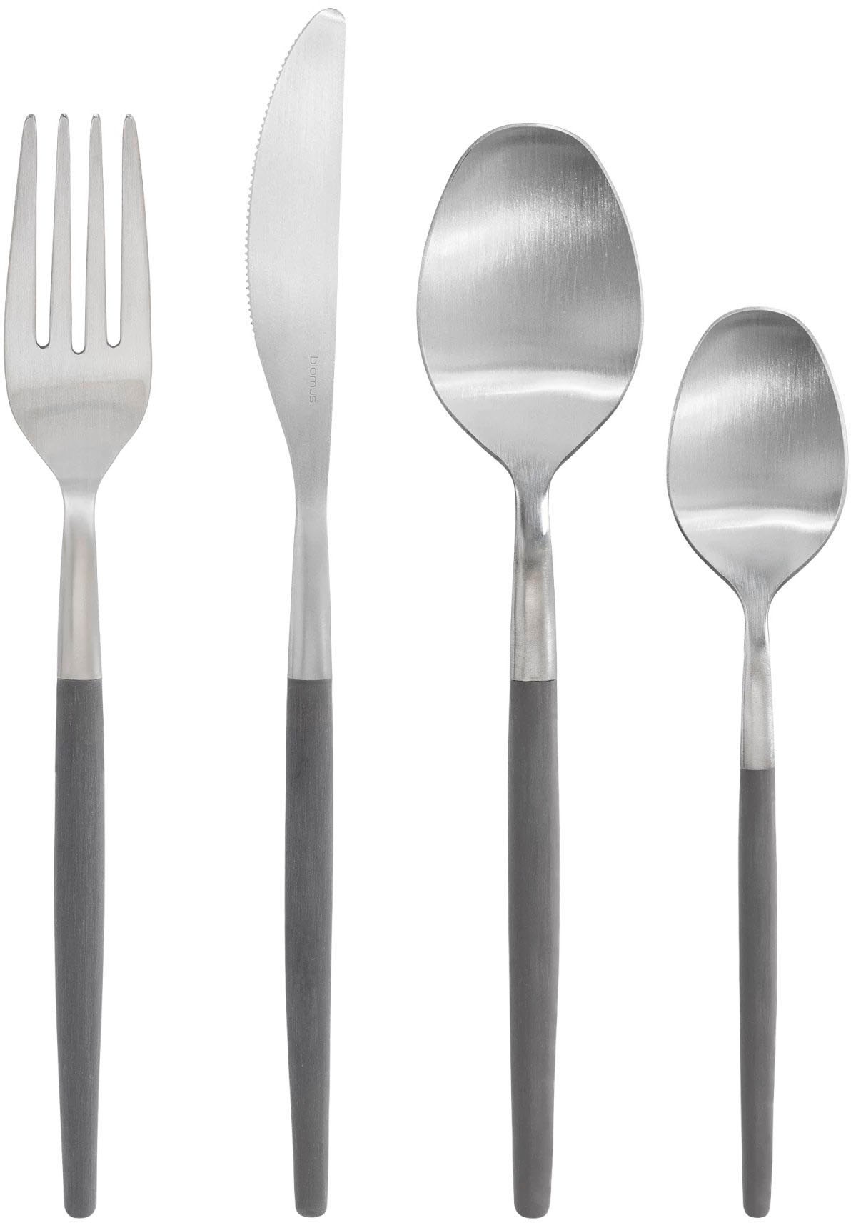 BLOMUS Besteck-Set "MAXIME" matt, bebürstet, Griffe mit Kunststoffbeschicht günstig online kaufen