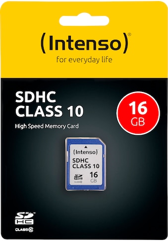 Intenso Speicherkarte »SDHC Class 10« (Class 1...