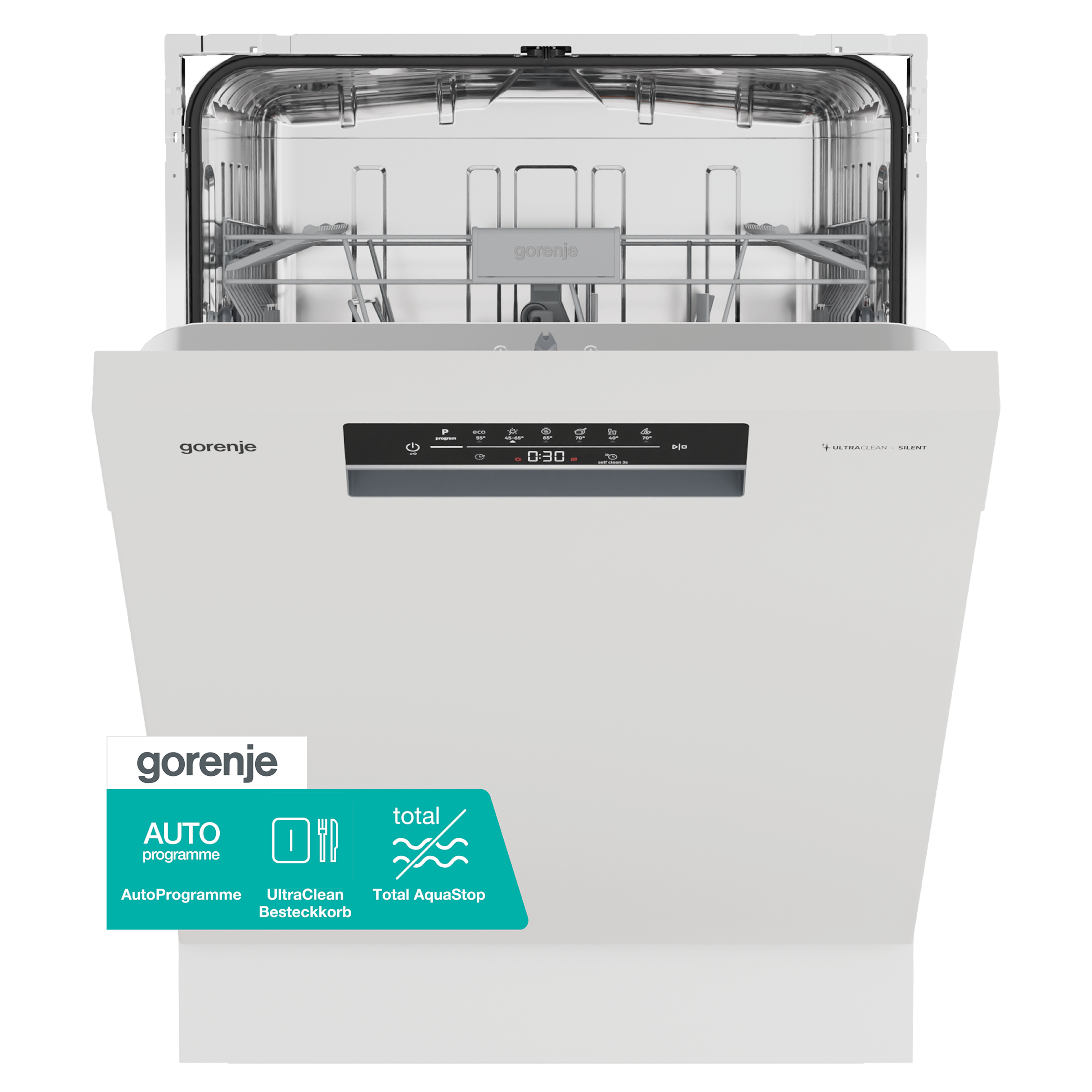 GORENJE Unterbaugeschirrspüler »GU642D90W« 9,5 l 14 Maßgedecke TotalAquaStop
