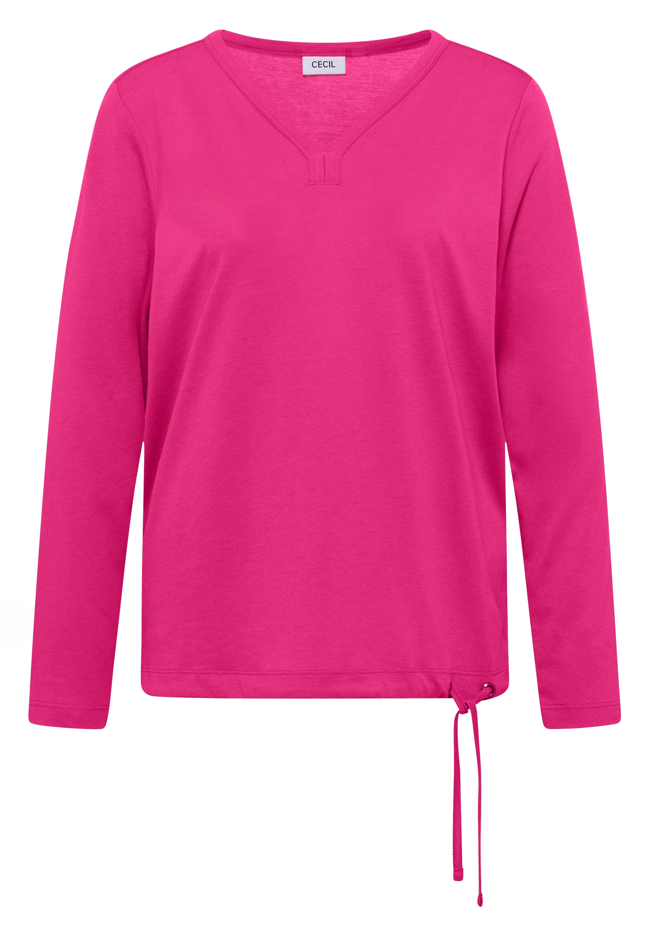 Cecil Langarmshirt mit Tunnelzug am Saum