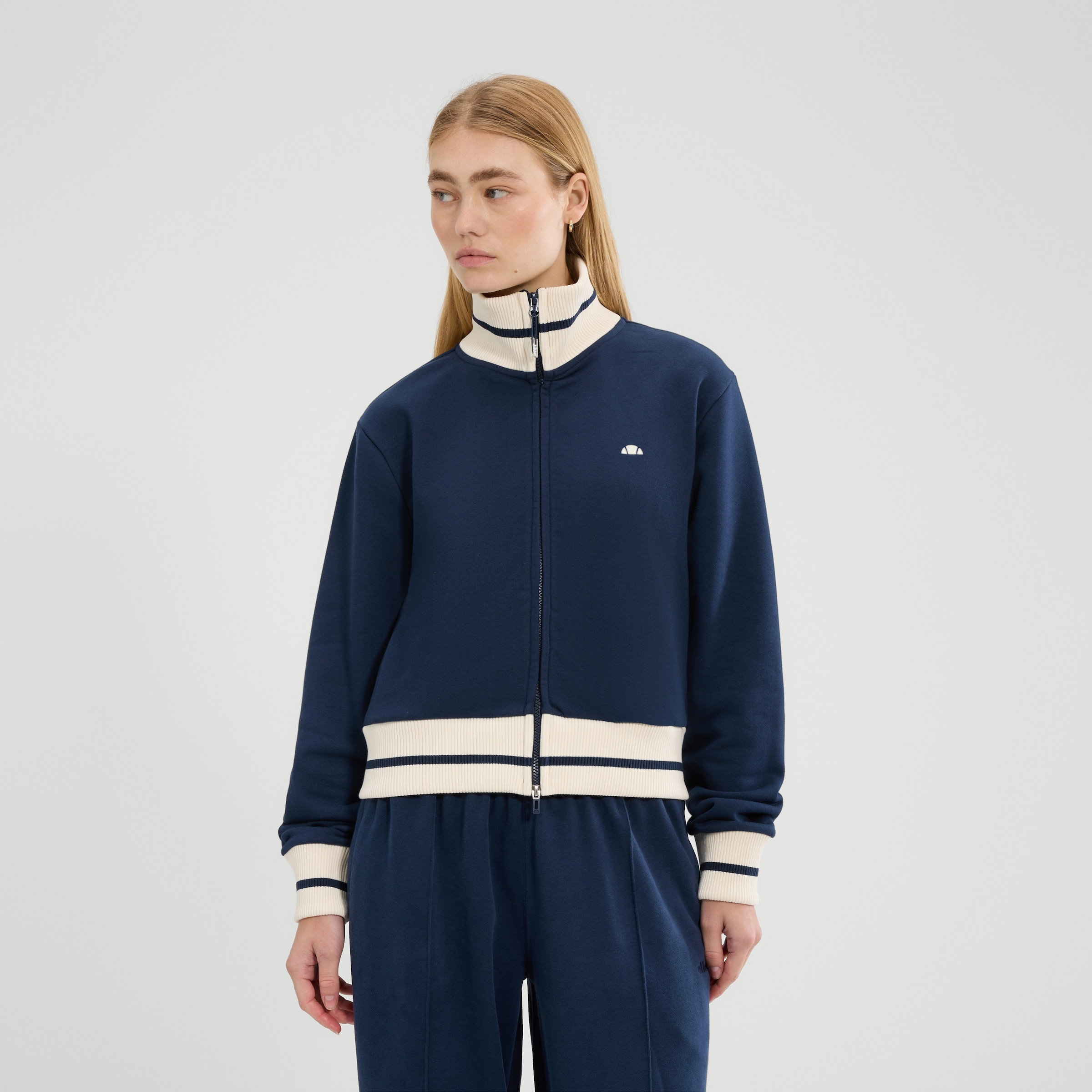 Ellesse Trainingsjacke für Erwachsene konzipiert, pflegeleicht, aus Baumwolle und Polyester