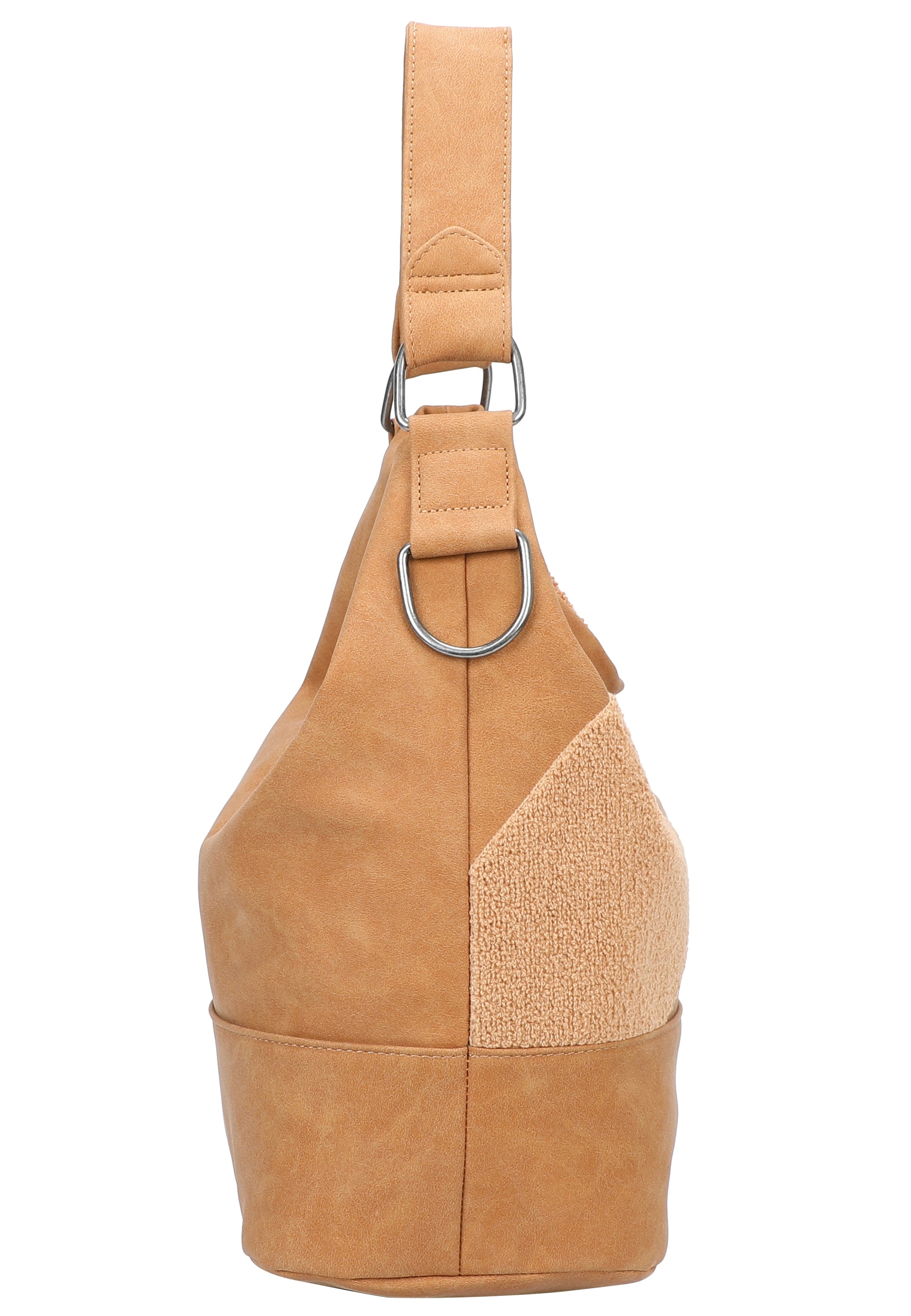 Fritzi aus Preußen Schultertasche »Olga Limited Happy Flocked Jive Soft Berry« mit moderner Flockung