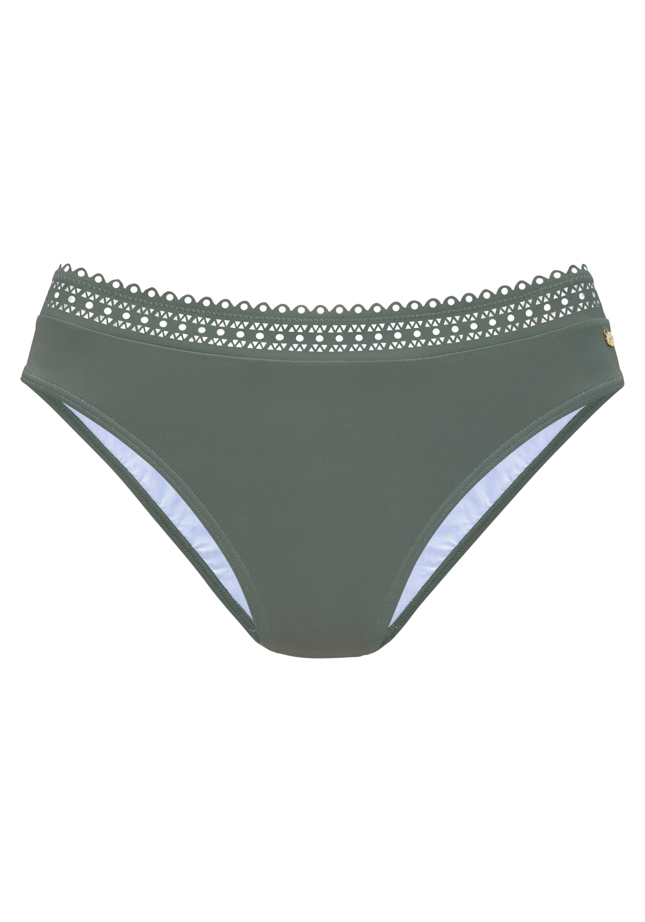 s.Oliver Bikini-Hose "Aiko" mit Häkeloptik günstig online kaufen