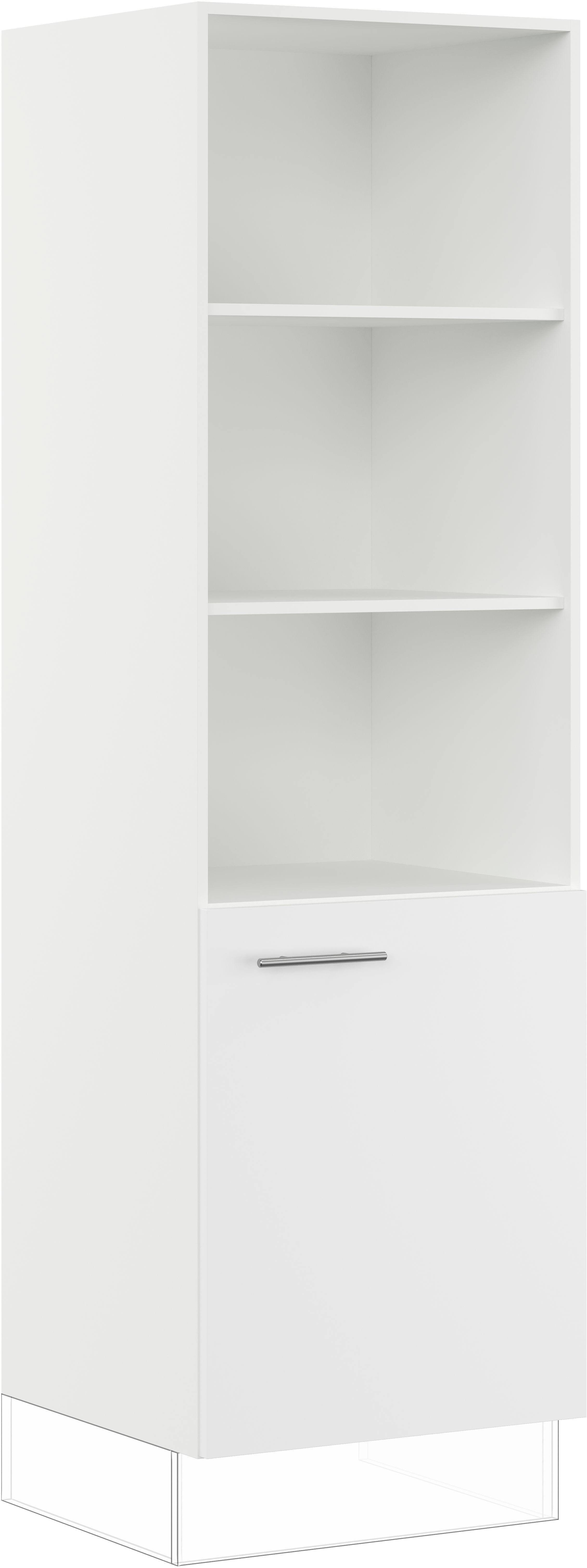 IMPULS KÜCHEN Seitenschrank ""Valencia & Tirana", Breite/Höhe: 60/190,7 cm" vormontiert, mit Drehtür, mit verstellbaren Fachböden