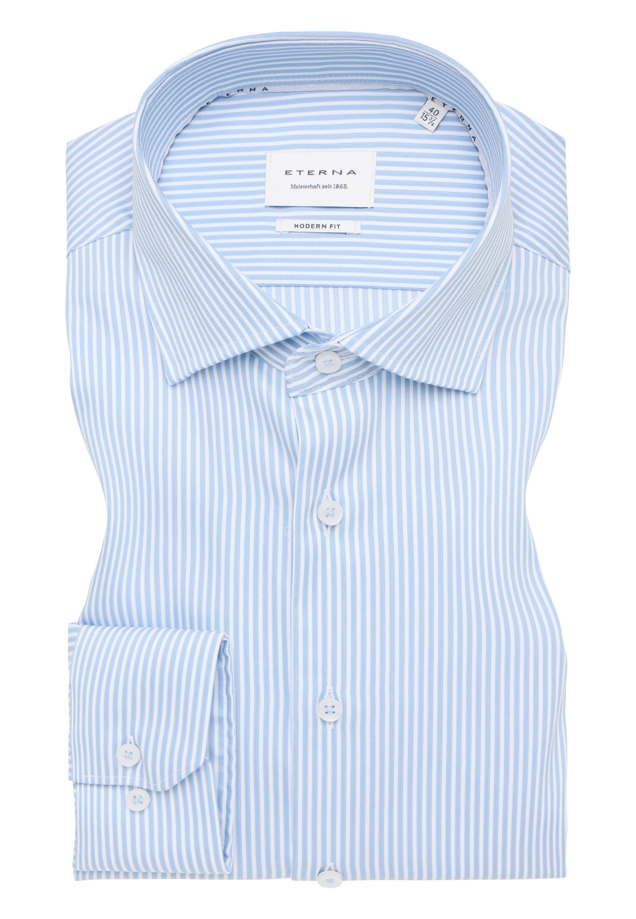 Eterna Langarmhemd »MODERN FIT« NON IRON (bügelfrei)