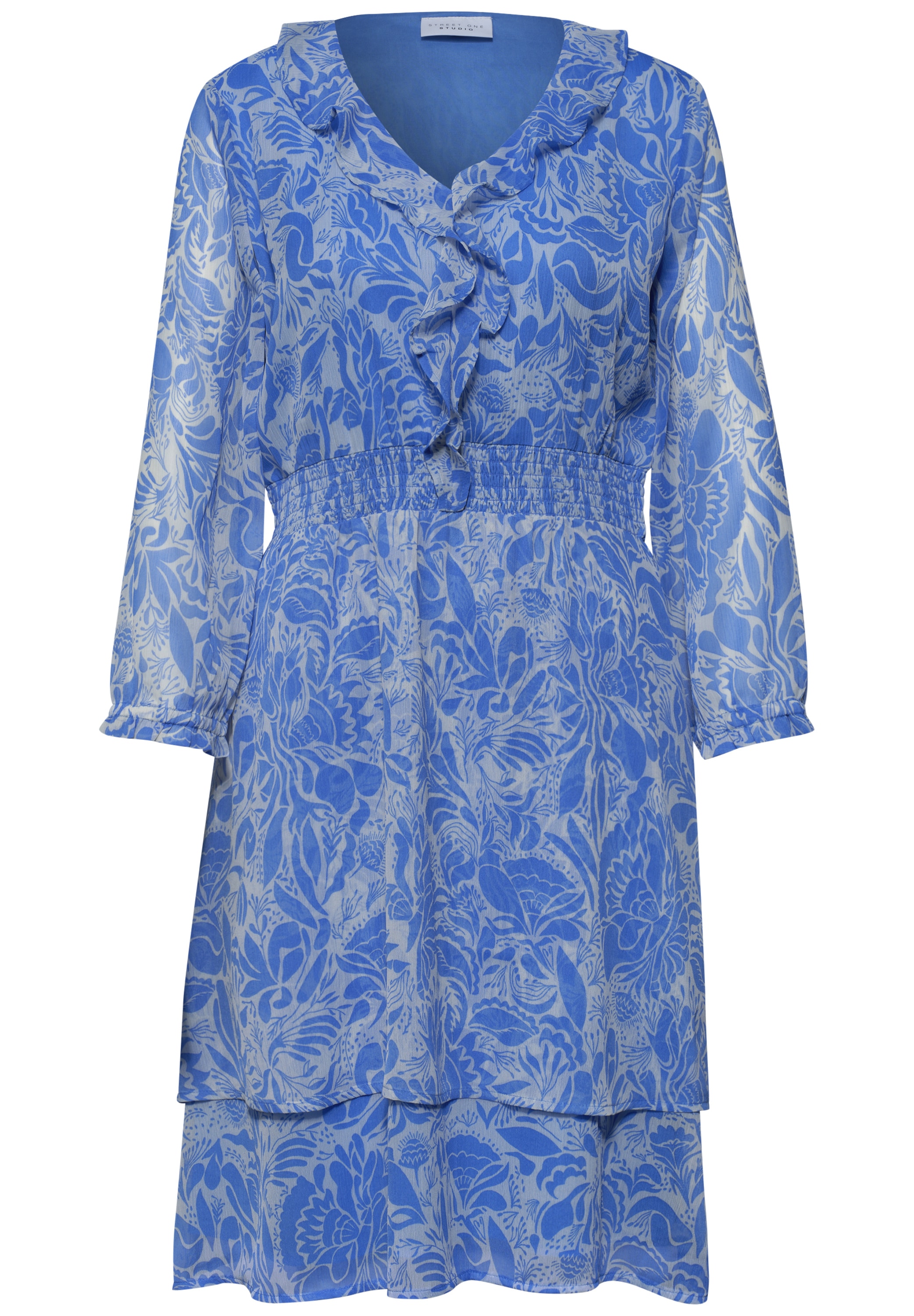STREET ONE STUDIO Sommerkleid Ohne Taschen knielang