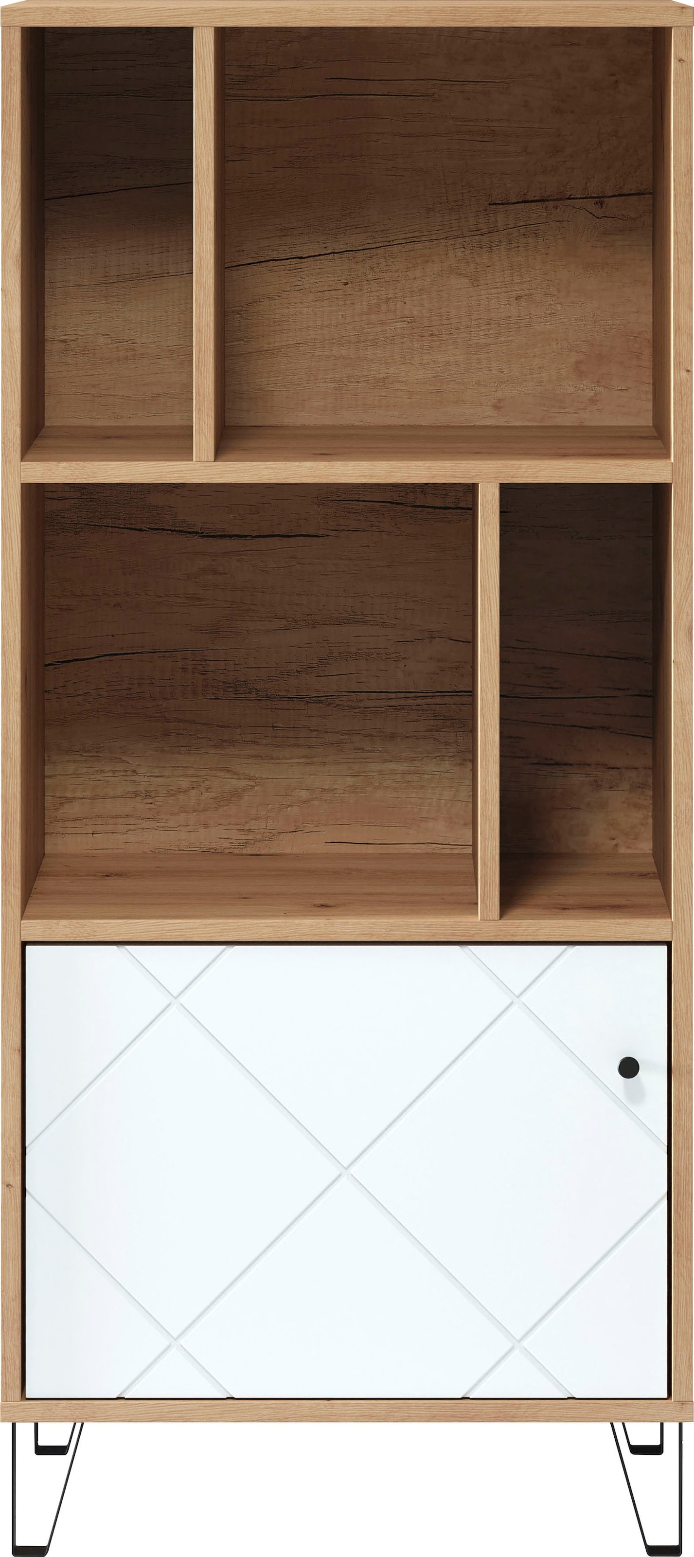 PLACES OF STYLE Stauraumregal "Tarragona" 1 Stk. tlg. Regal mit 1 Tür & 4 o günstig online kaufen