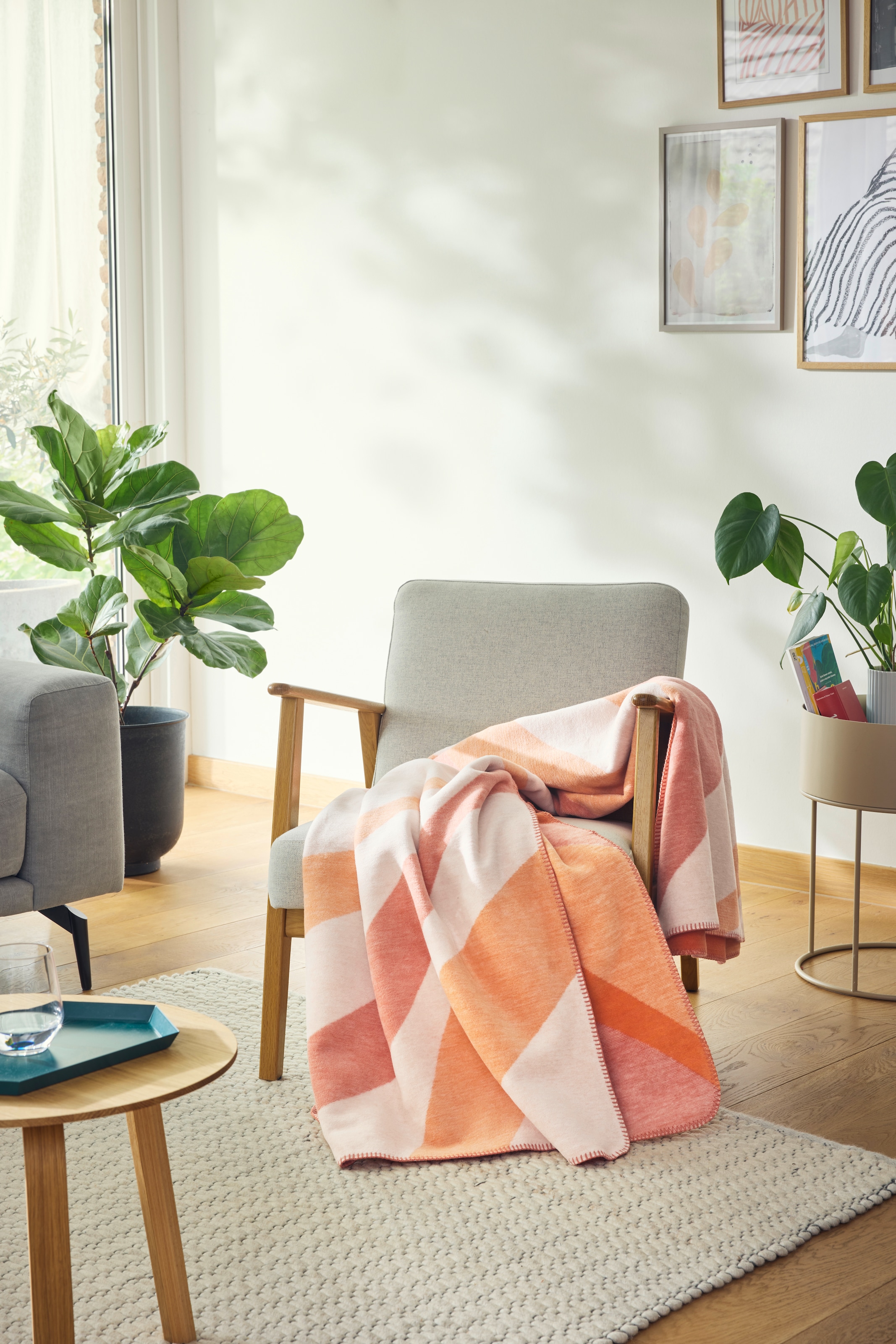 IBENA Wohndecke »Dora« im sommerlichen Look