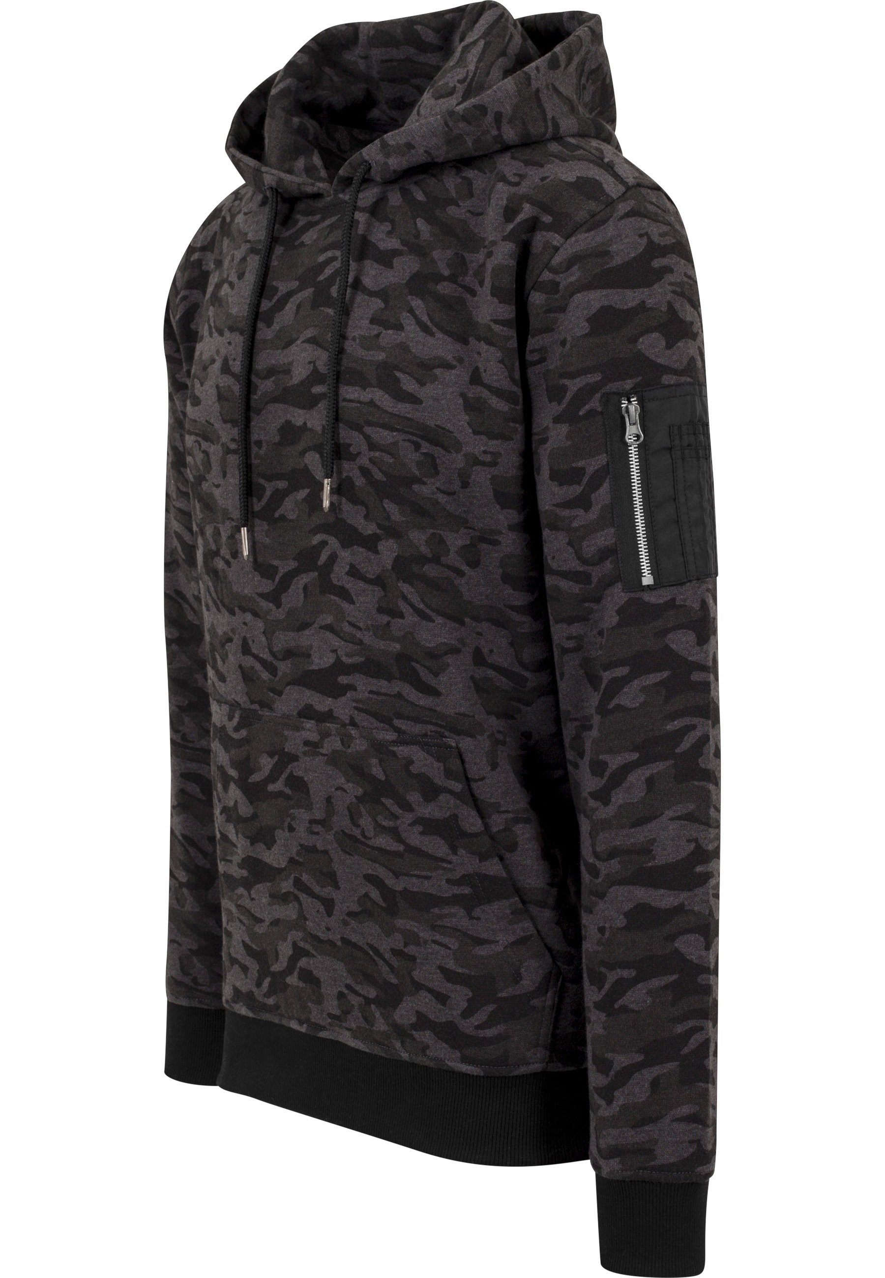 Thumbnail - URBAN CLASSICS Rundhalspullover "Urban Classics Herren Sweat Camo Bomber Hoody" 1 Stk.