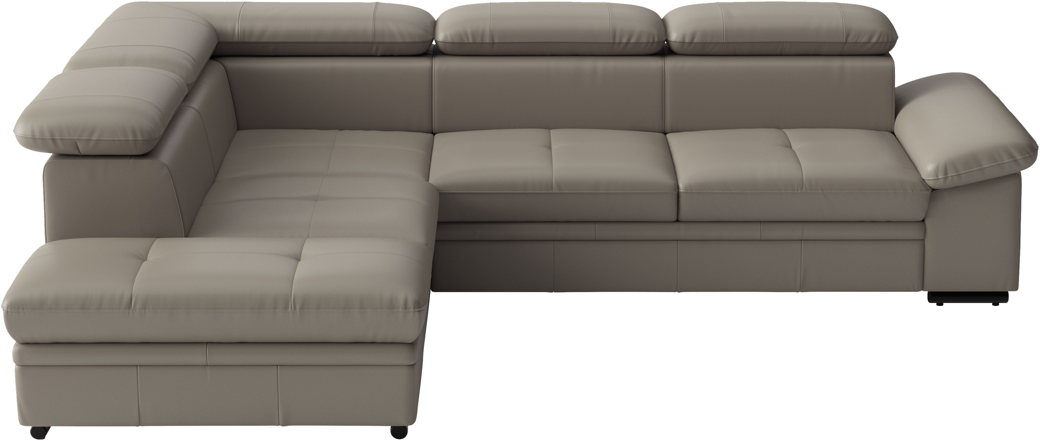 sit&more Ecksofa "Viola L-Form, B: 249 cm, Arm- & Kopfteilverstellung" optional mit Schlaffunktion