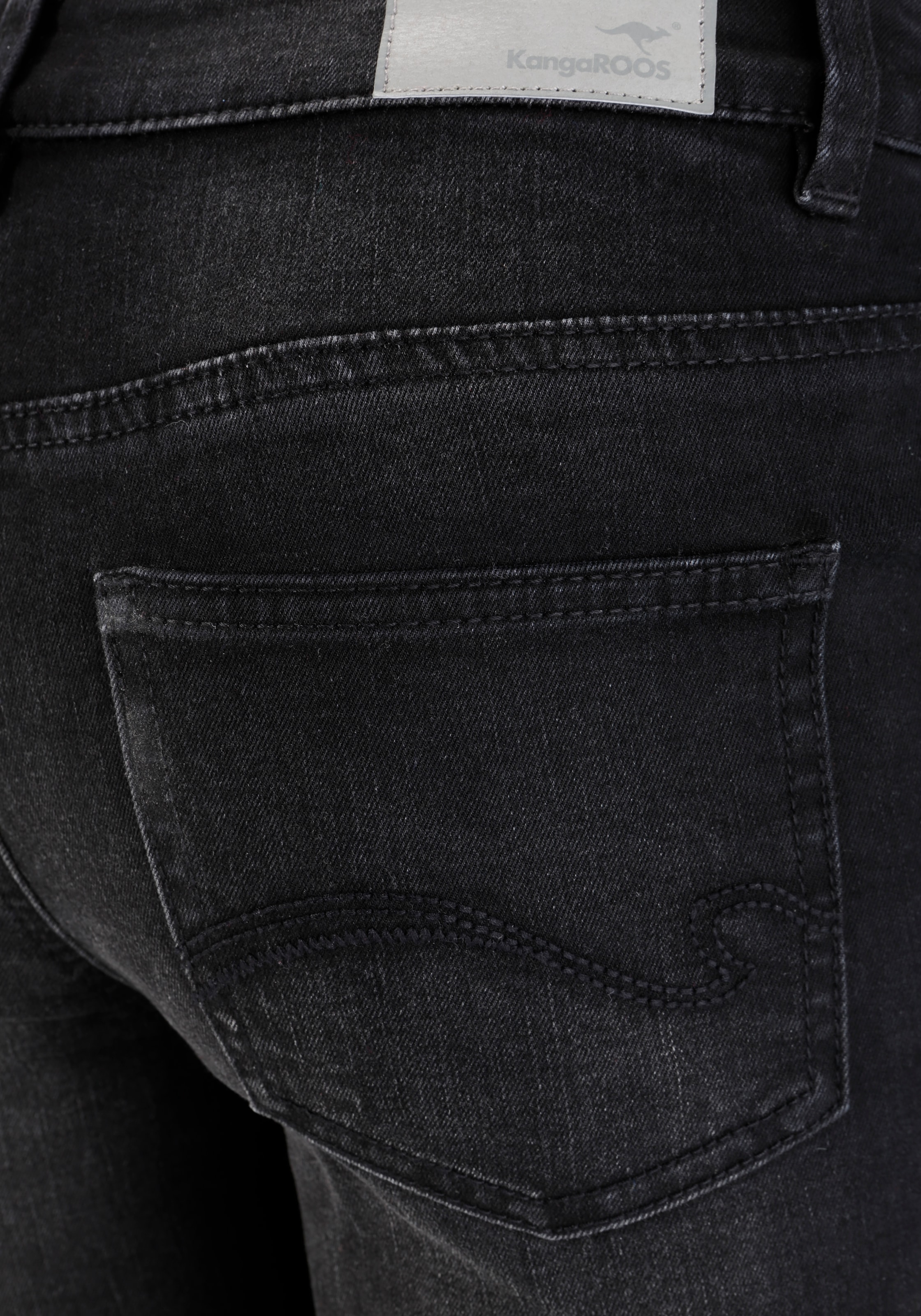 | 5-Pocket-Jeans used-Effekt online bestellen HIGH RISE«, »SUPER mit BAUR KangaROOS SKINNY