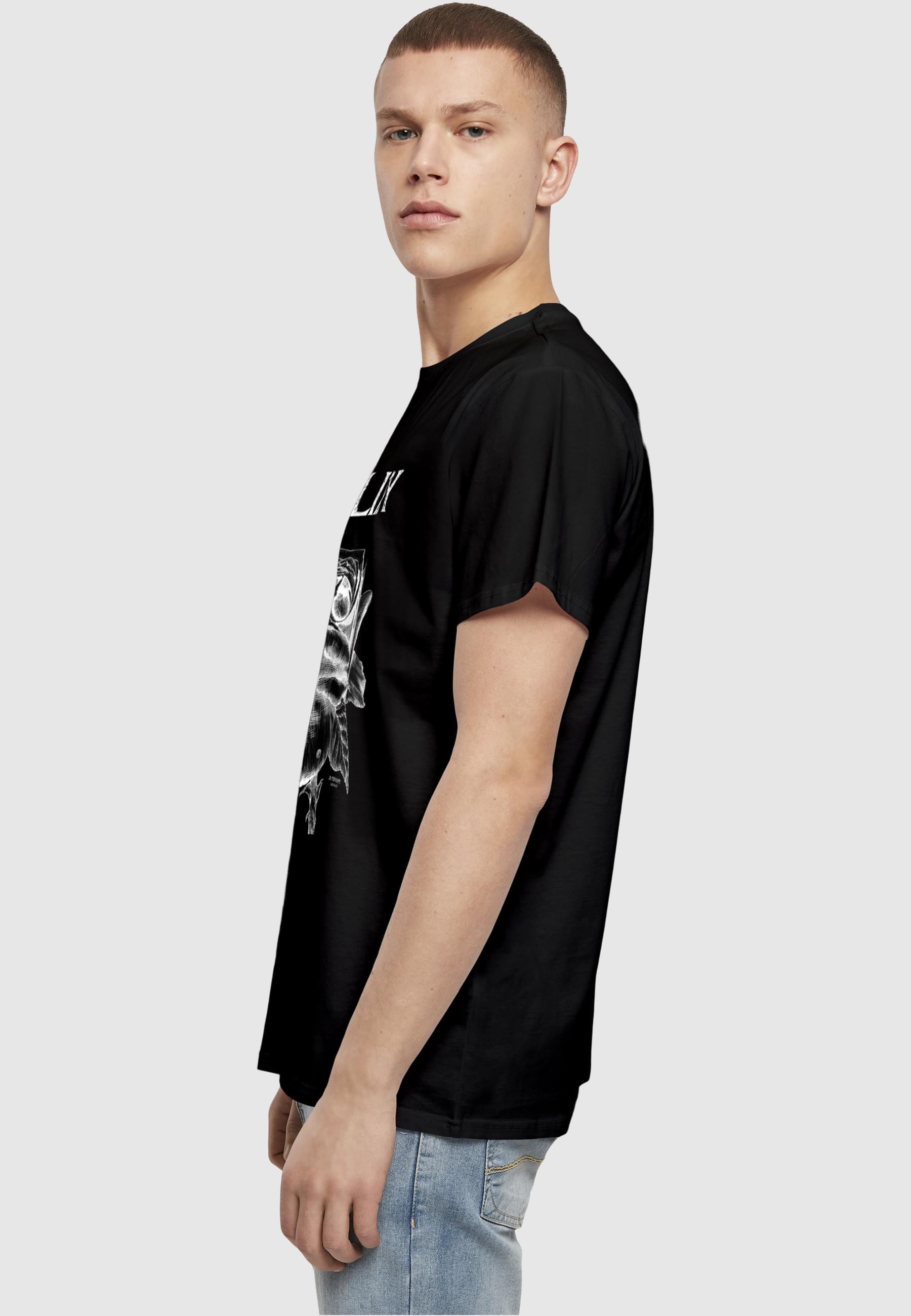 Merchcode T-Shirt »Merchcode Herren Thin Lizzy - TL Blackrose Basic T-Shirt«, (1 tlg.)