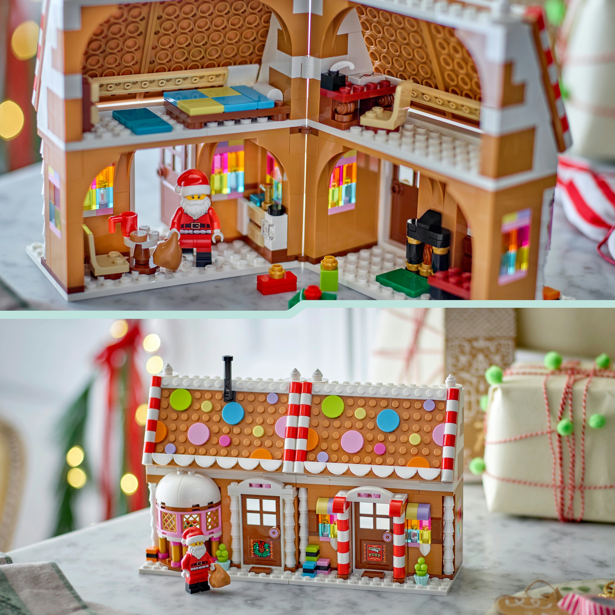 LEGO® Konstruktionsspielsteine »Weihnachtliches Lebkuchenhaus (40809), LEGO Iconic« Made in Europe
