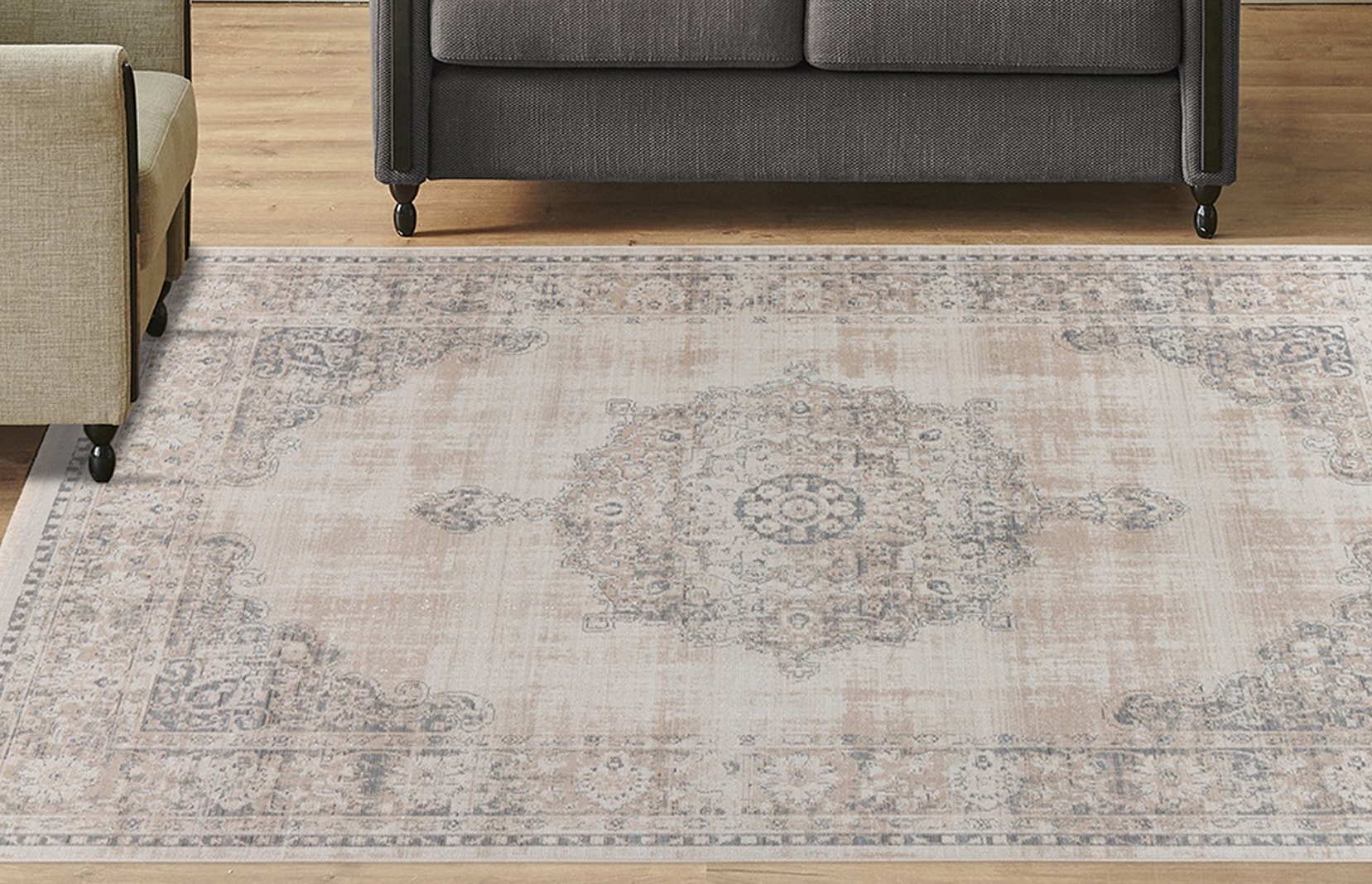 Kayoom "Milan 125" rechteckig 5 mm Höhe ca. 436.800 Points/qm, Kurzflorteppich, weiche Haptik, hochwertig