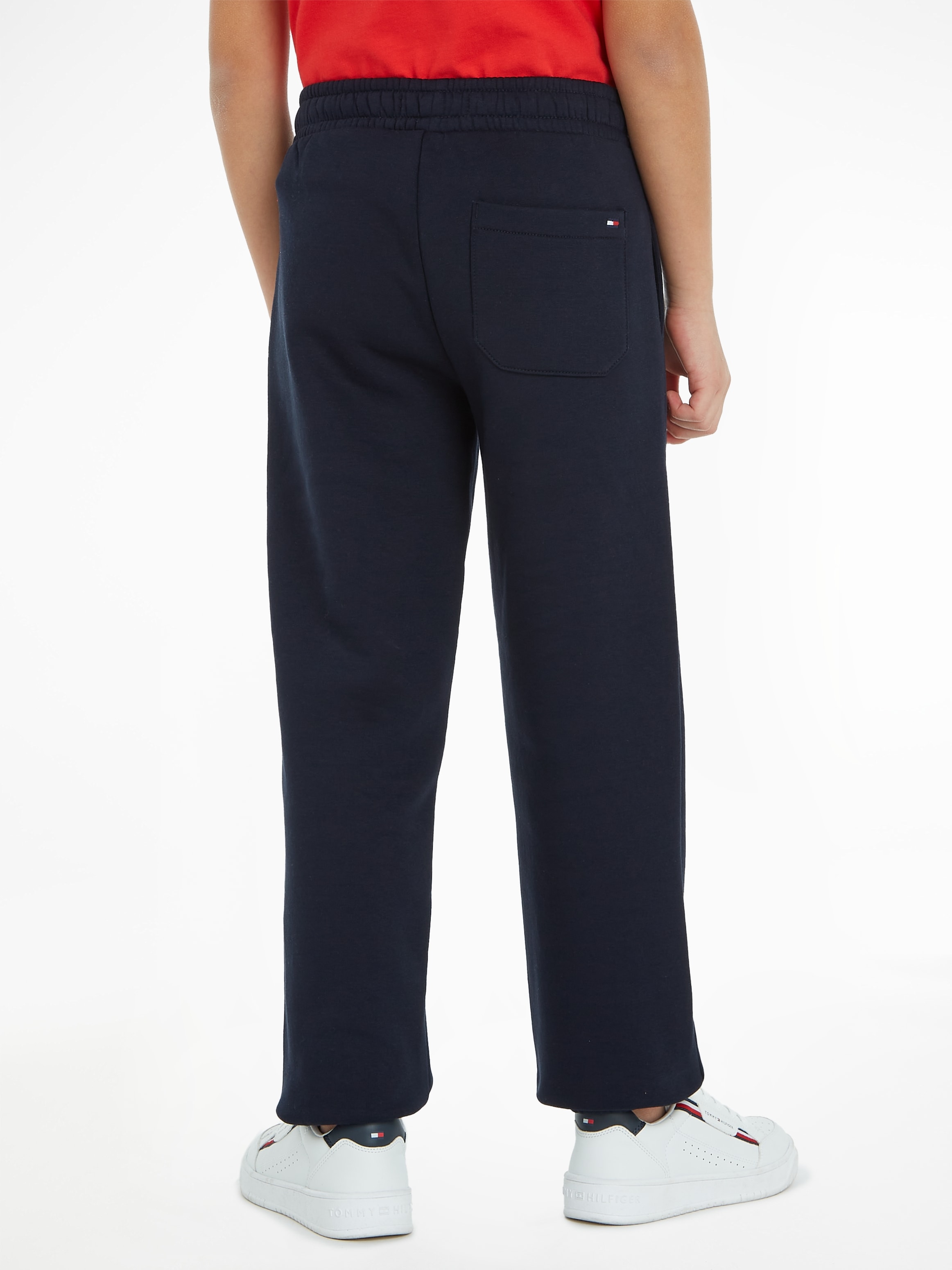 Tommy Hilfiger Sweathose »U TIMELESS FLEECE SWEATPANTS«, Baby bis 2 Jahre, Gummizug Taille & Beinabschlüsse, Eingrifftaschen