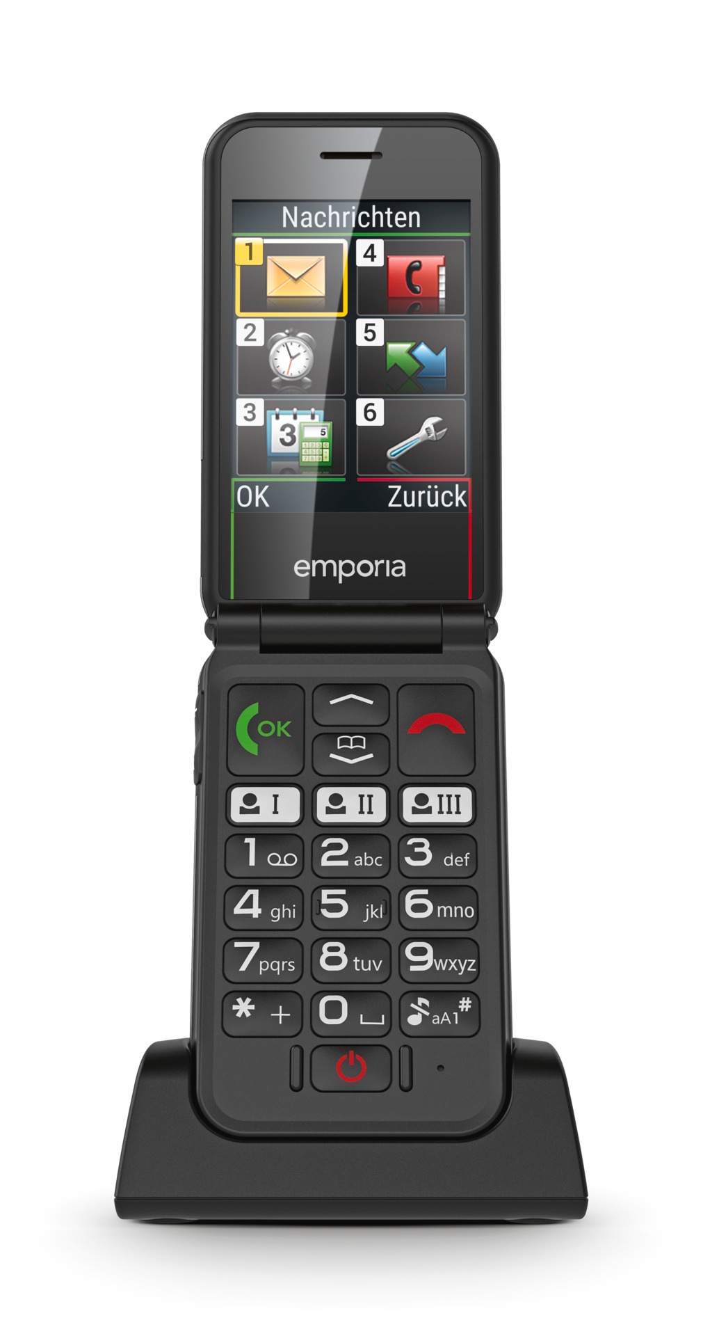 Emporia Klapphandy »emporiaSIMPLICITYglam«, Schwarz