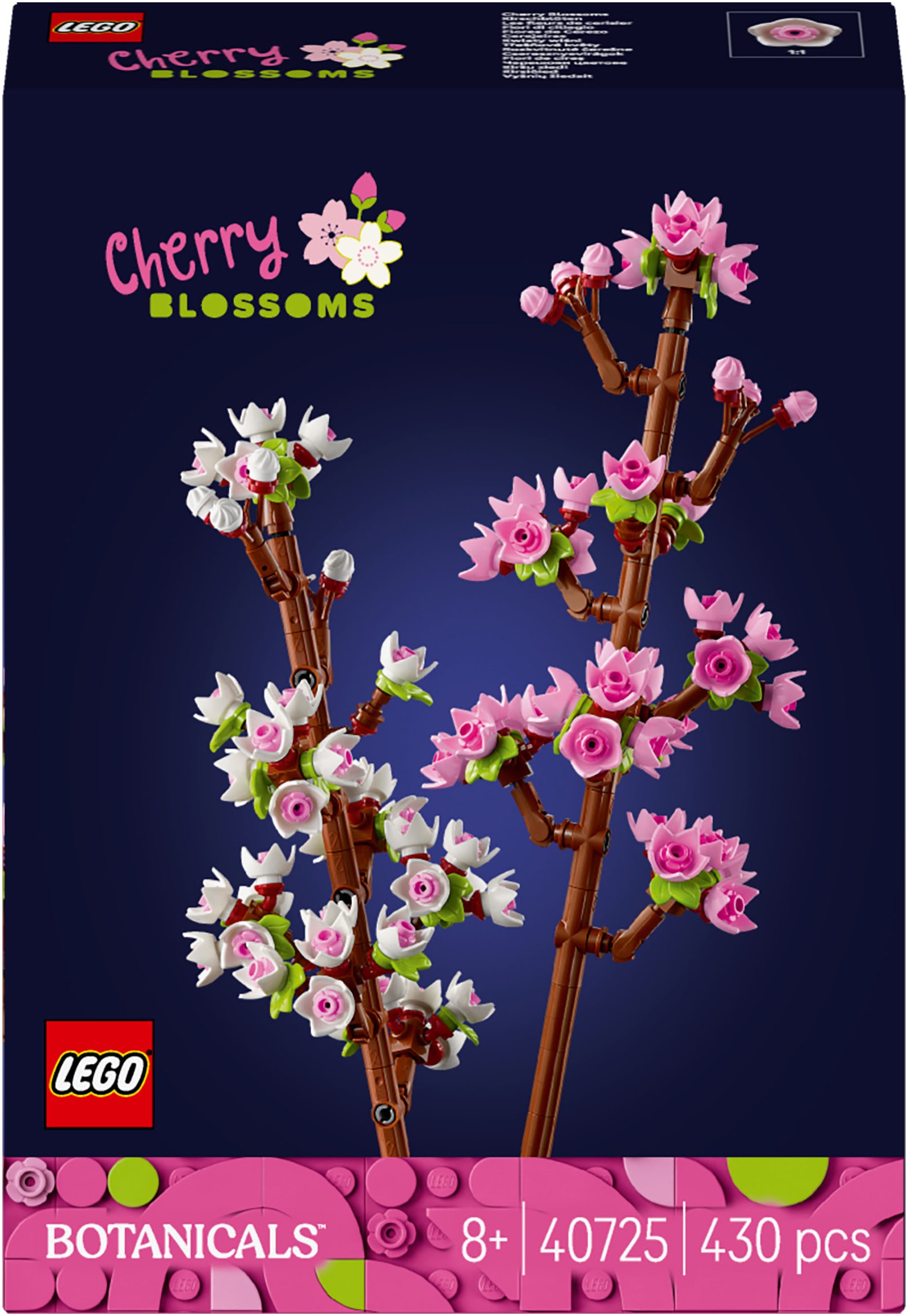 LEGO® Konstruktionsspielsteine »Kirschblüten (40725), Lego Botanicals«