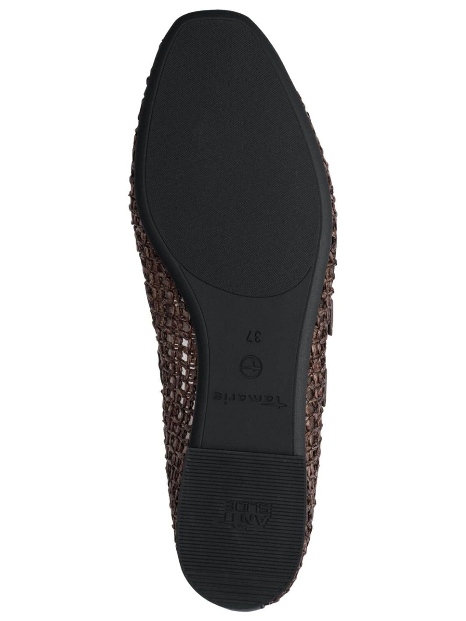 Tamaris Riemchenballerina »Tamaris Ballerinas Lederimitat/Textil«