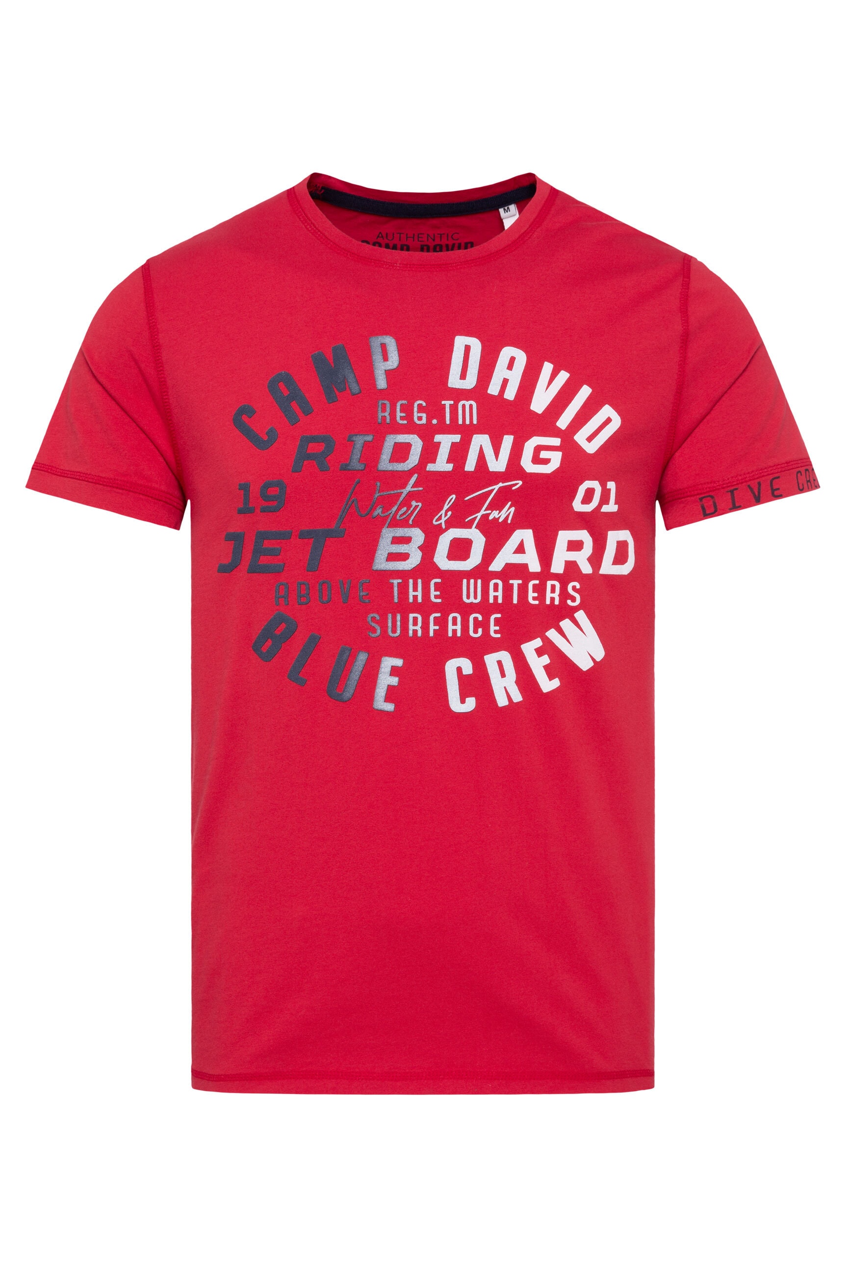 CAMP DAVID Rundhalsshirt, aus Baumwolle