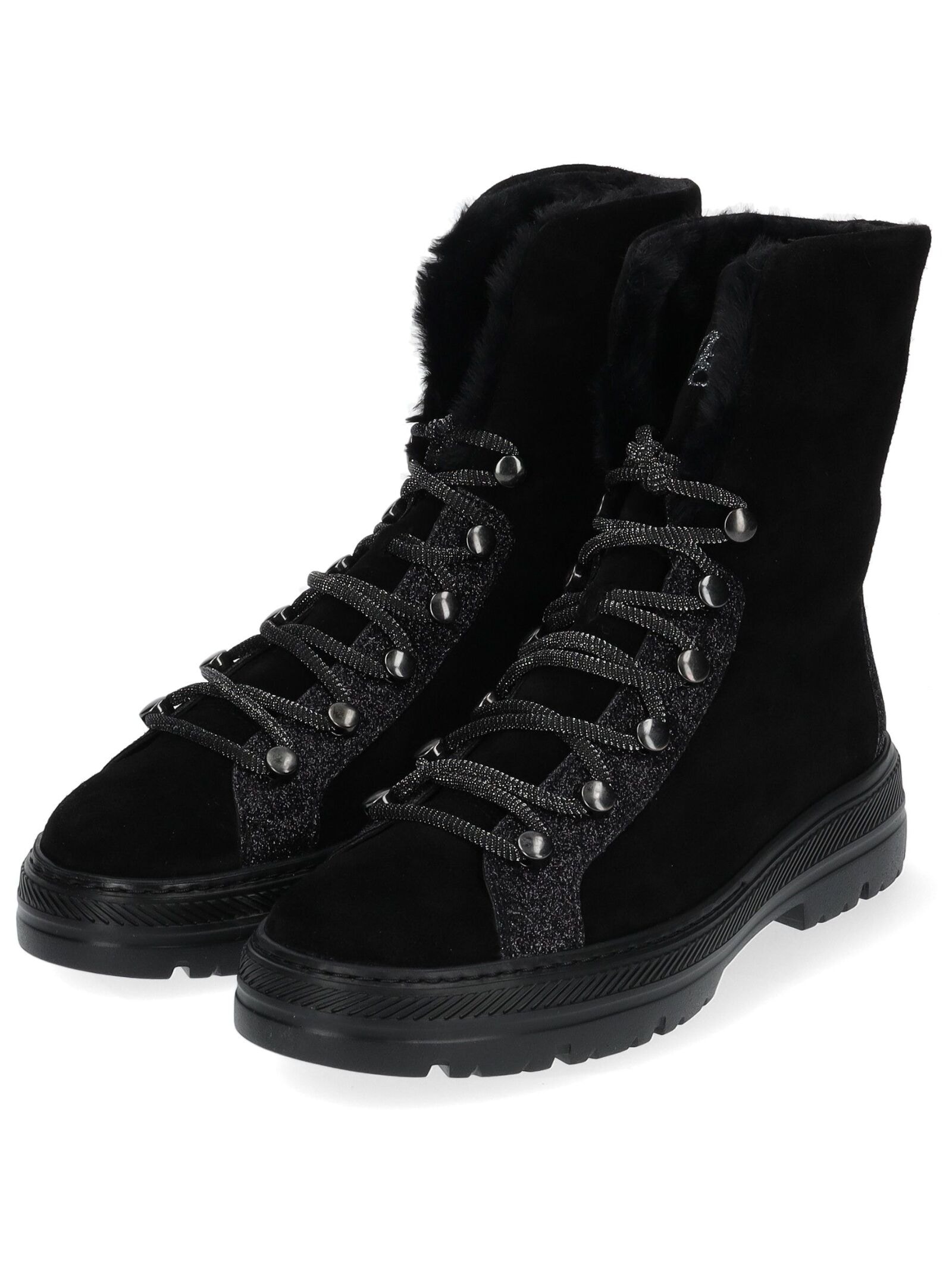 Paul Green Schnürstiefelette »Paul Green Stiefelette Veloursleder«