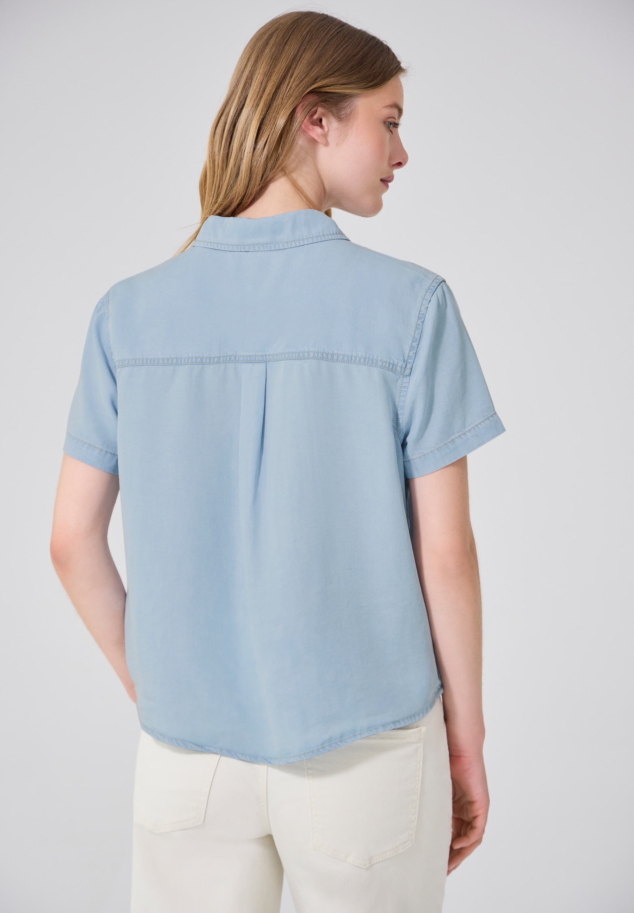 STREET ONE STUDIO Jeansbluse im Denim-Style