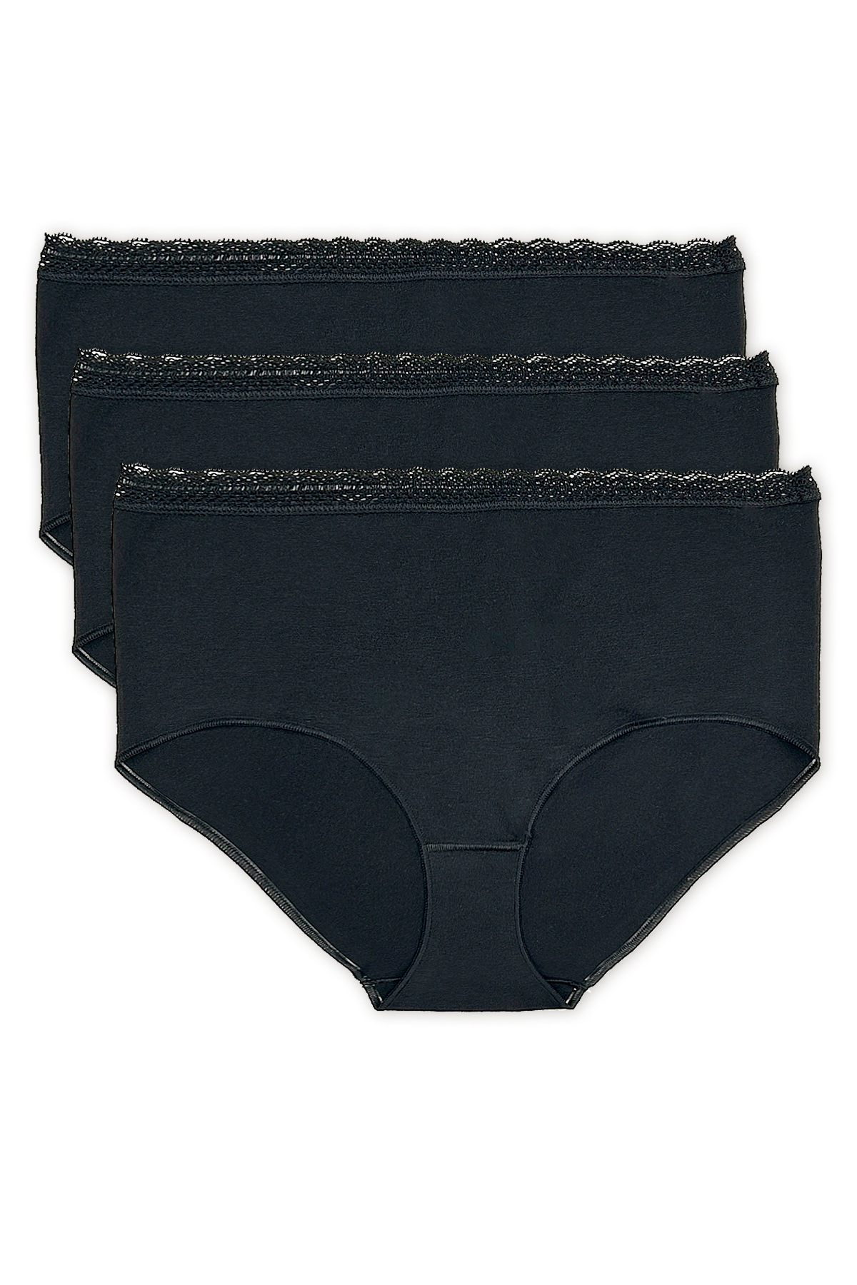 Nina Von C. Taillenslip "Simply" Packung, basic, eng, leicht, elastisch, bequem, mit Spitze, ohne Seitennähte