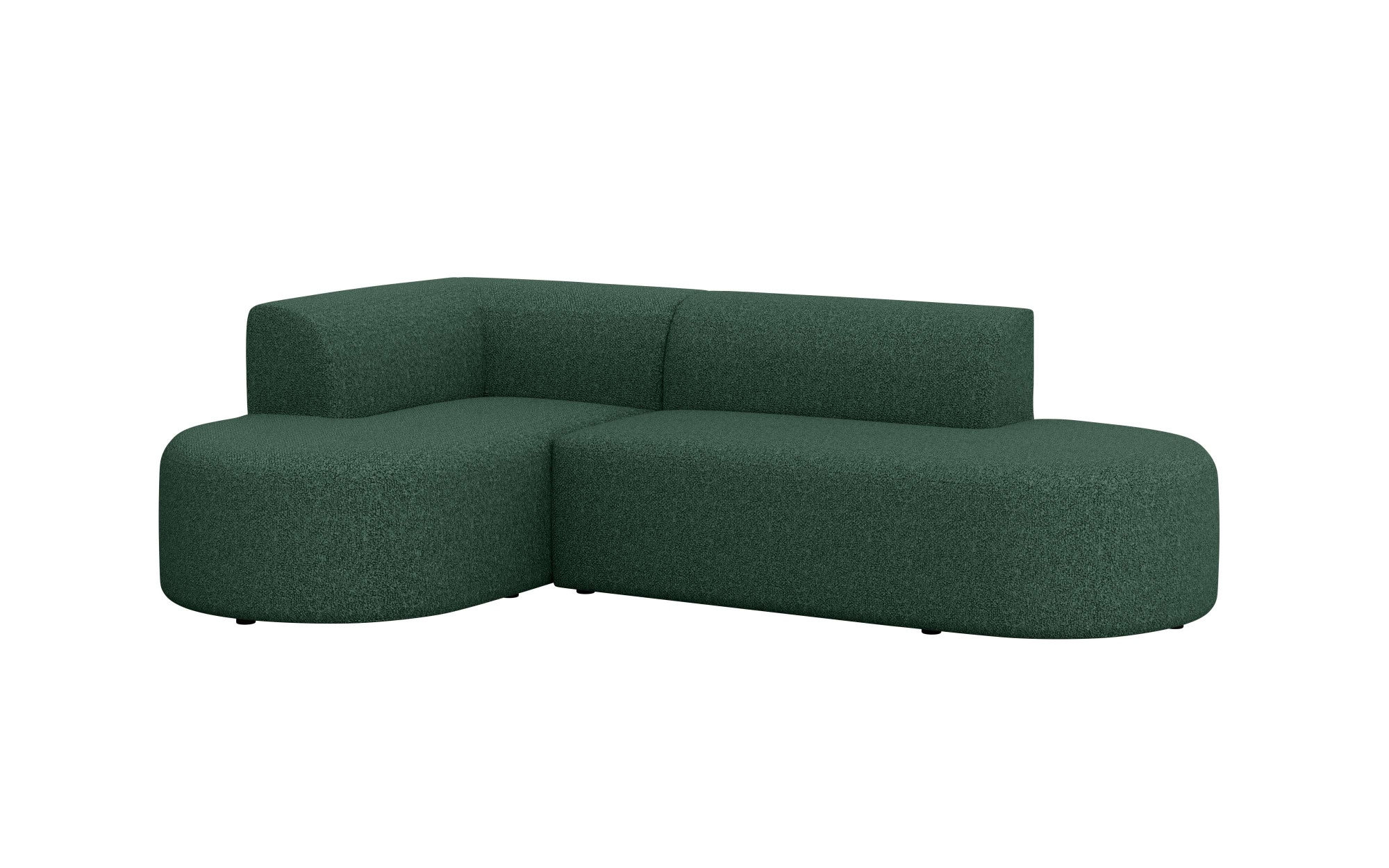 andas Ecksofa »Ecksofa Tvinne mit Ottomane links oder rechts bestellbar«, L-Form, mit Wellenunterfederung, BxTxH 260x170x73 cm