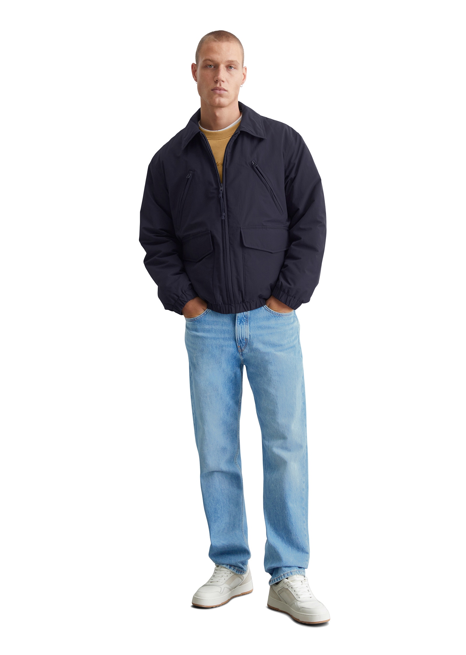 Marc O'Polo DENIM Outdoorjacke »mit Wattierung von Unifi REPREVE®«, ohne Kapuze