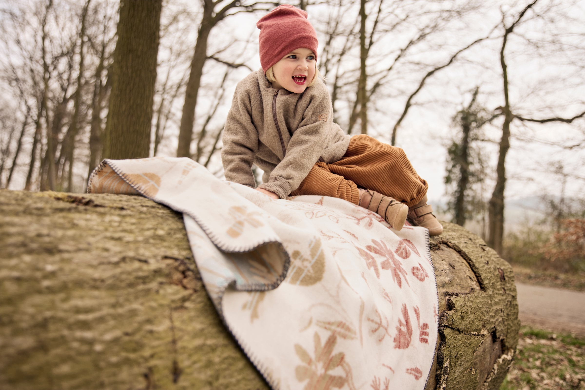 Biederlack Babydecke »Babydecke Wild Flowers«, 75 x 100, mit Zierstich