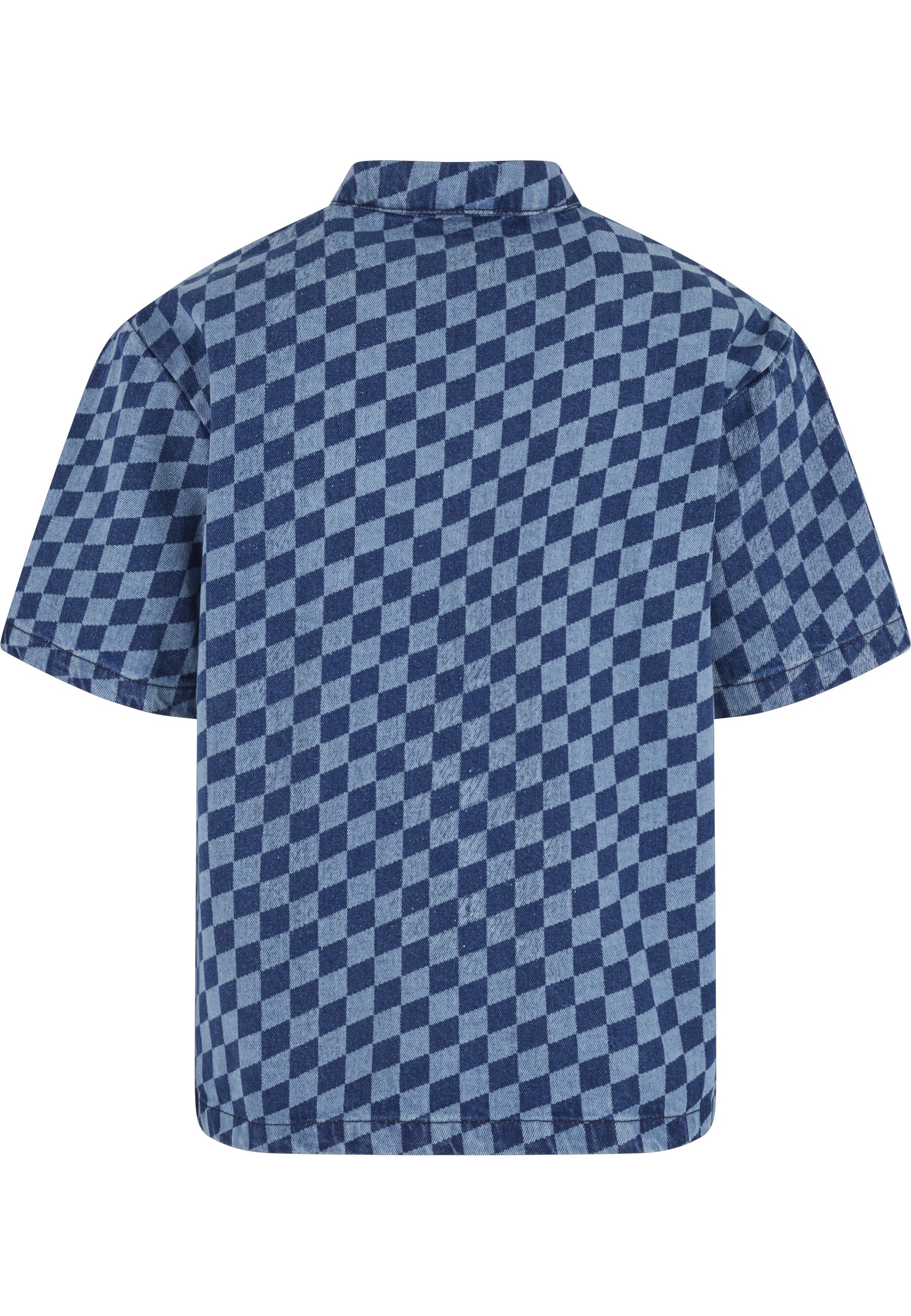 URBAN CLASSICS Langarm-Poloshirt "Urban Classics Laser Check Printed Boxy S günstig online kaufen