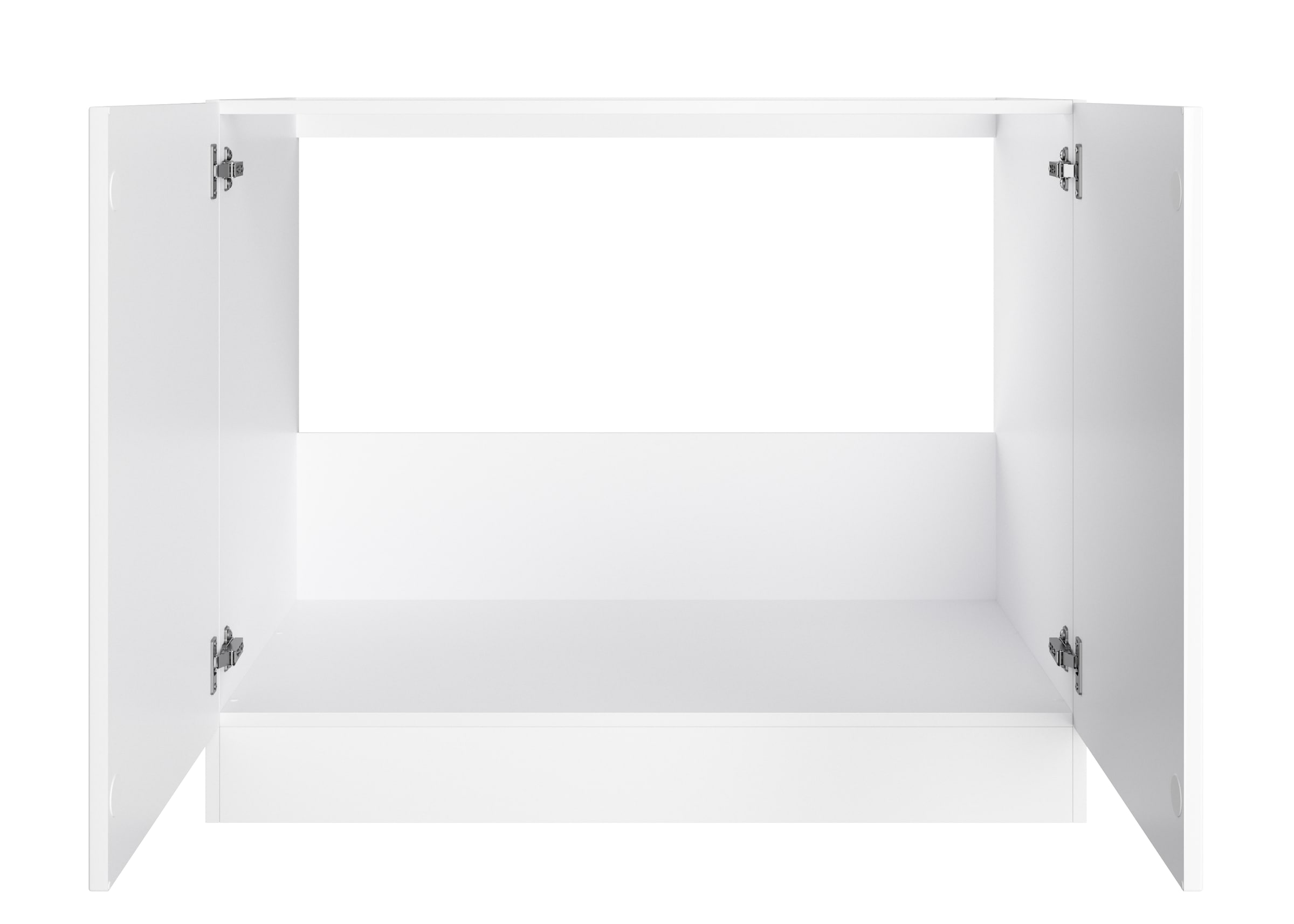 KOCHSTATION Spülenschrank »KS-Milan«, HELD Möbel, Spülenschrank 100 cm, matte oder hochglänzende Fronten