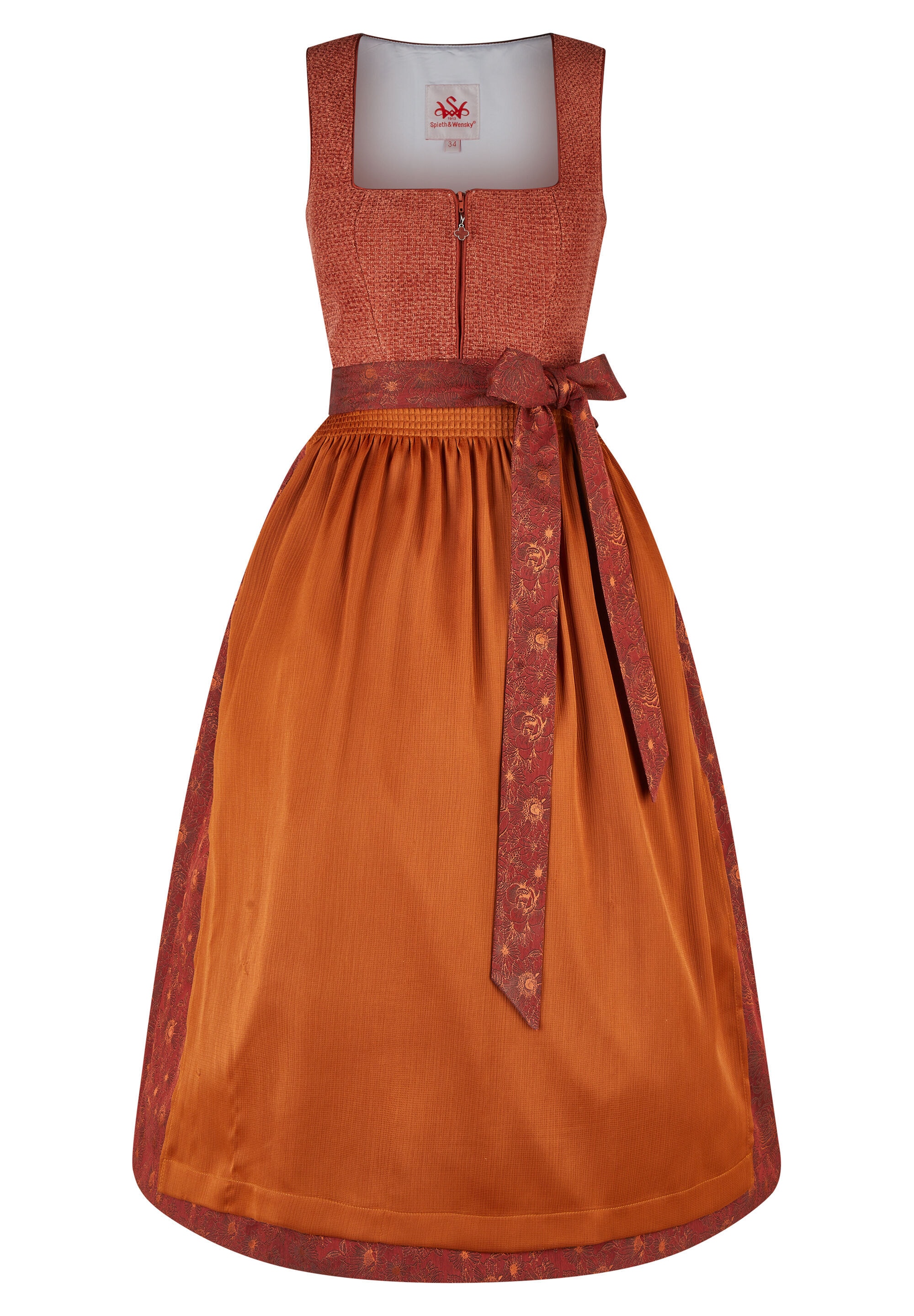 Spieth & Wensky Dirndl "Spieth & Wensky Dirndl Kristall" mit dekorativer Schürze