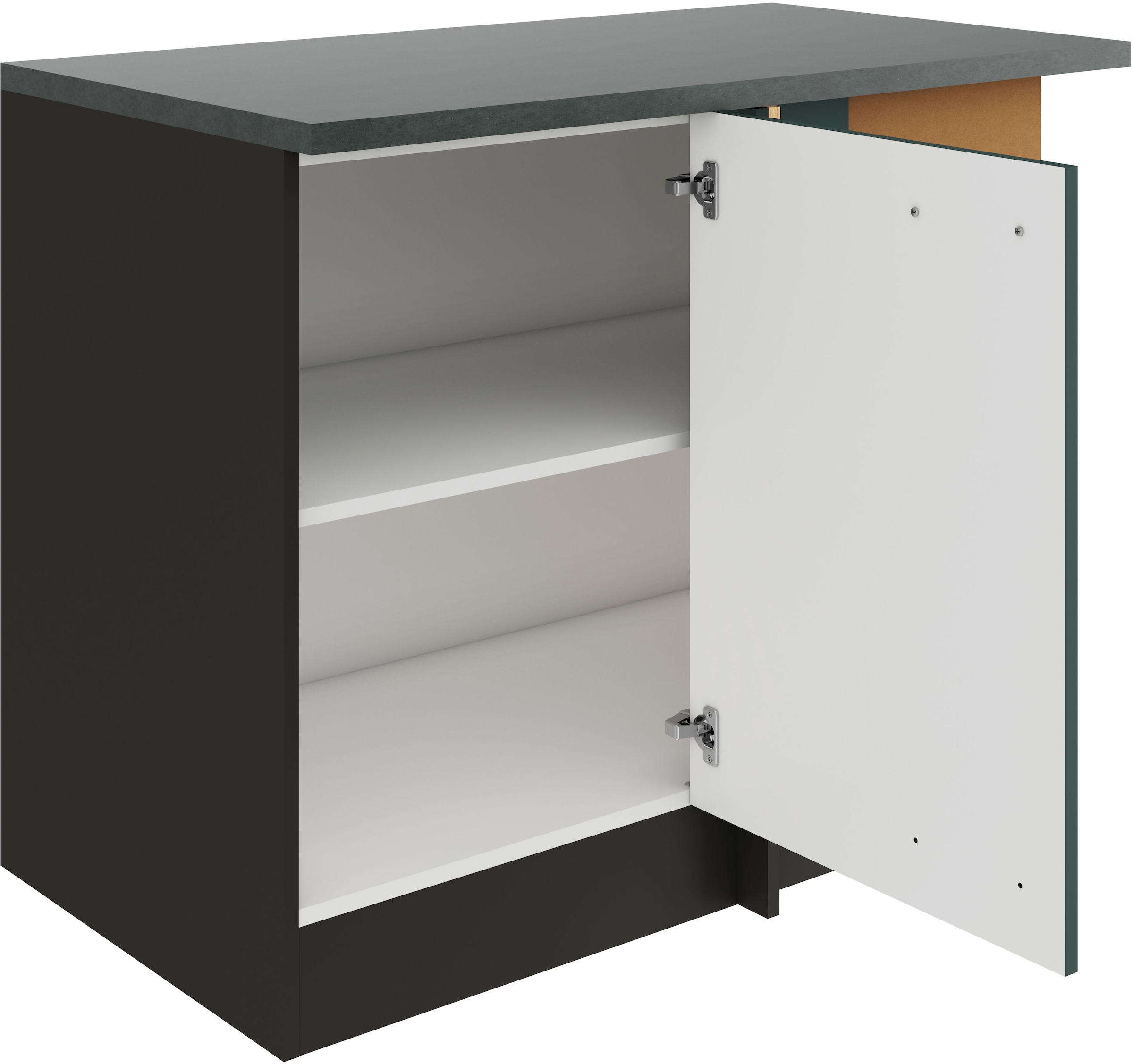 OPTIFIT Eckunterschrank »Palma«, Breite 100 cm, Türanschlag wechselbar