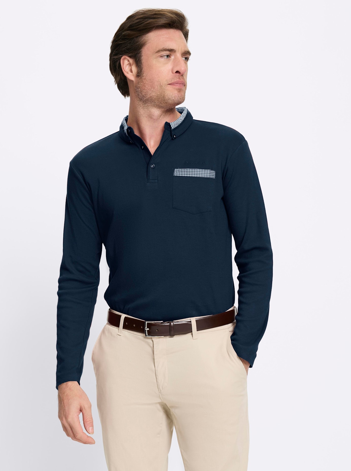Marco Donati Langarmshirt "Langarm-Shirt" 1