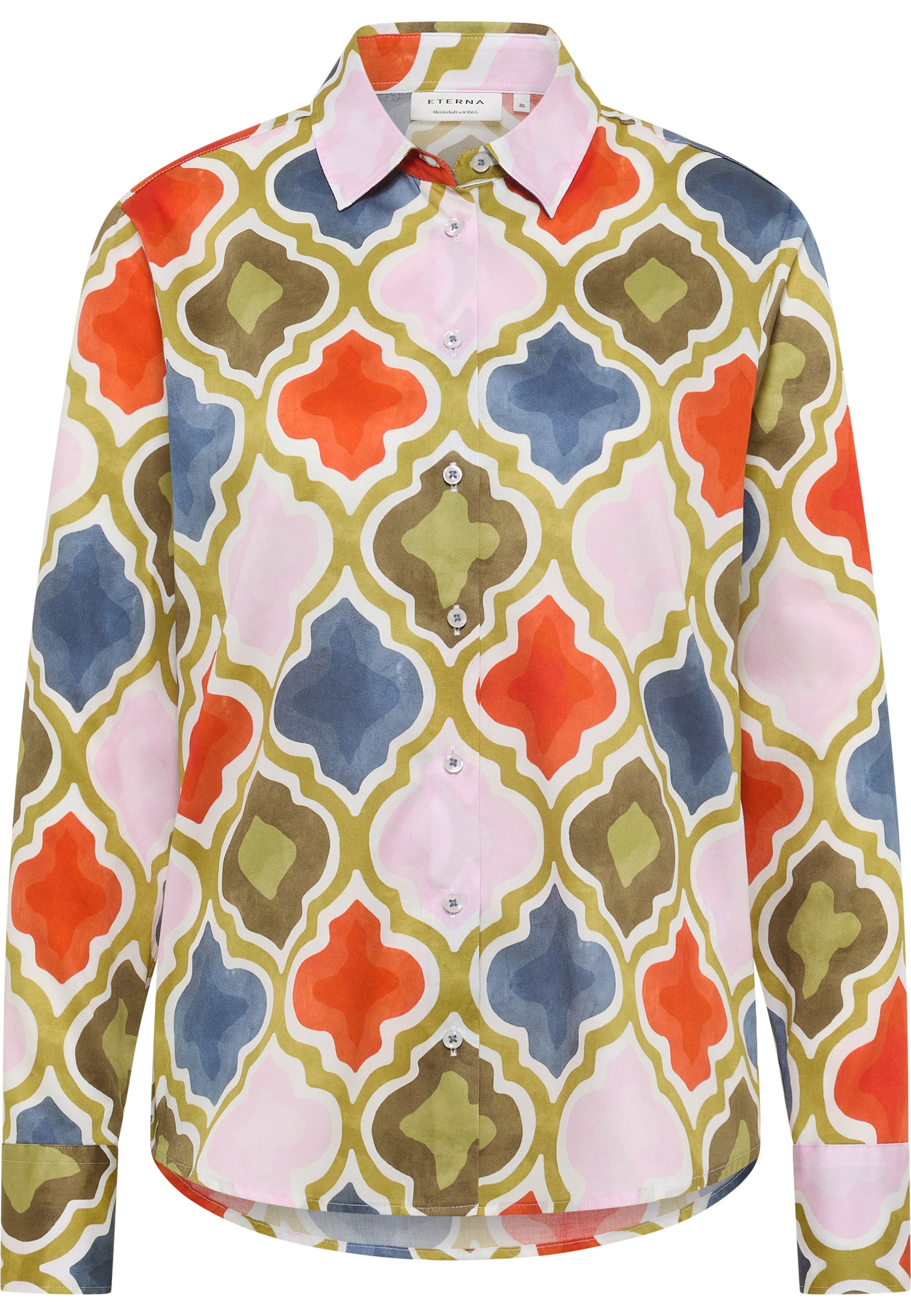 Eterna Hemdbluse »FITTED«, EASY IRON (bügelleicht)