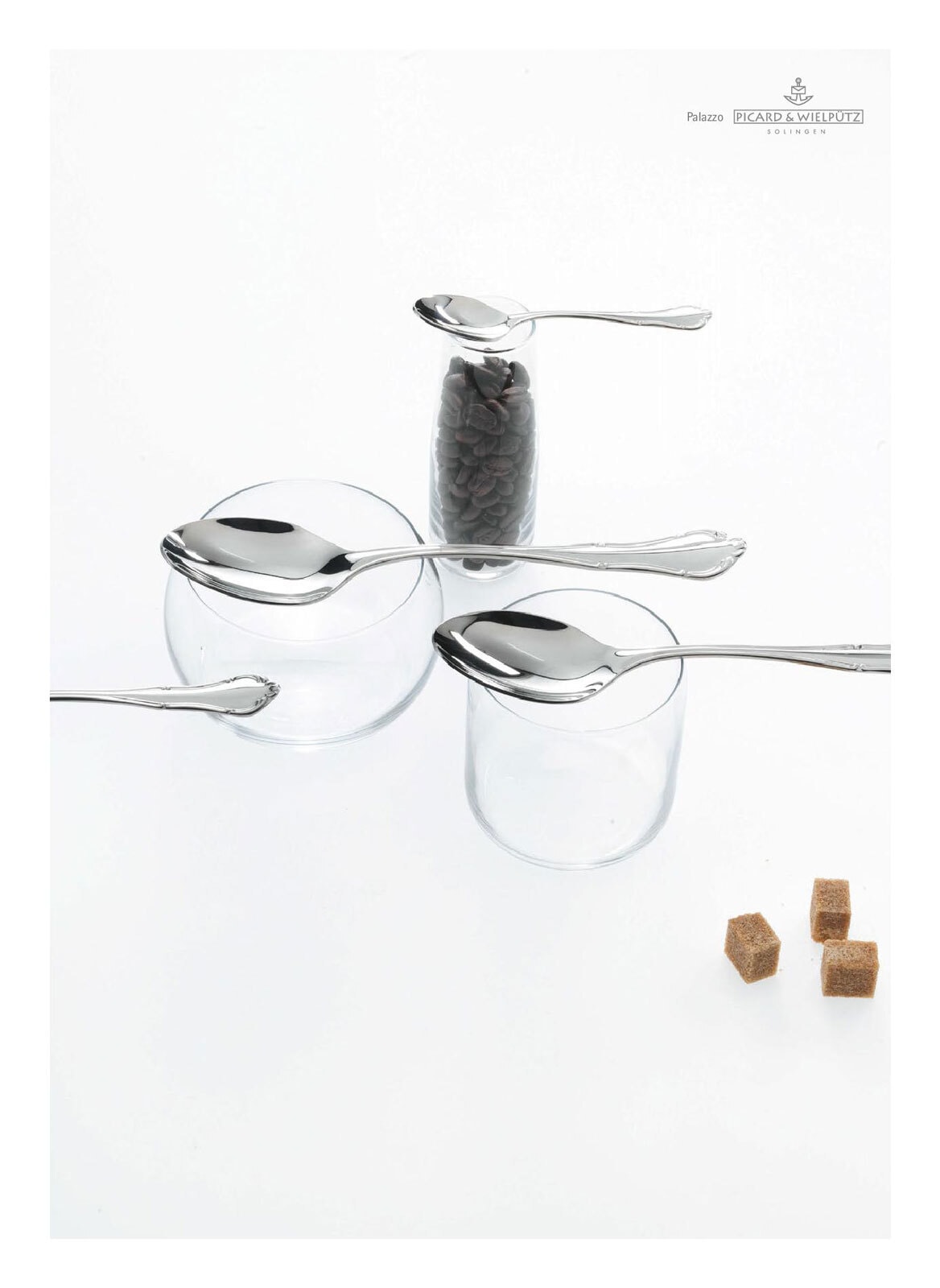 Picard & Wielpütz Solingen Besteck-Set »Tafelbesteck Palazzo 24er Set silber« Spülmaschinengeeignet