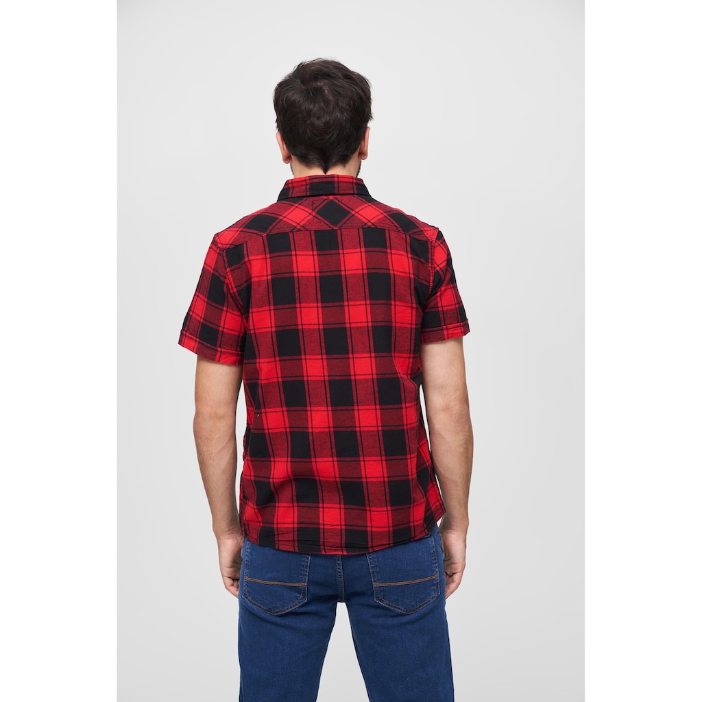 Brandit Langarmhemd »Brandit Herren Checkshirt Halfsleeve«, (1 tlg.)